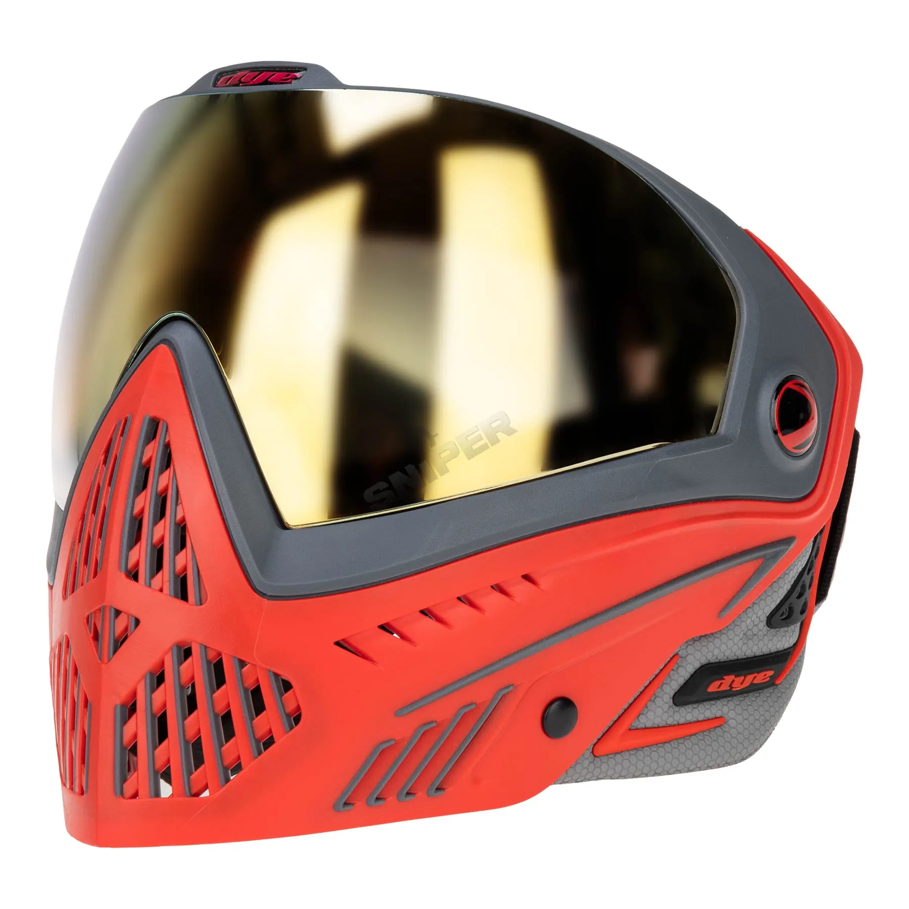 DYE I5 Shadowfire Goggles, Grey/Red Mask