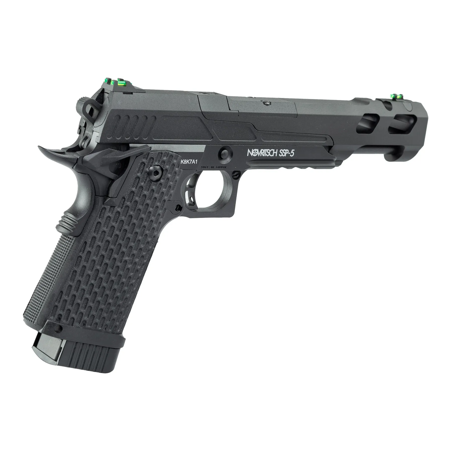 Novritsch SSP5 Gas Blowback Pistol 6", Black