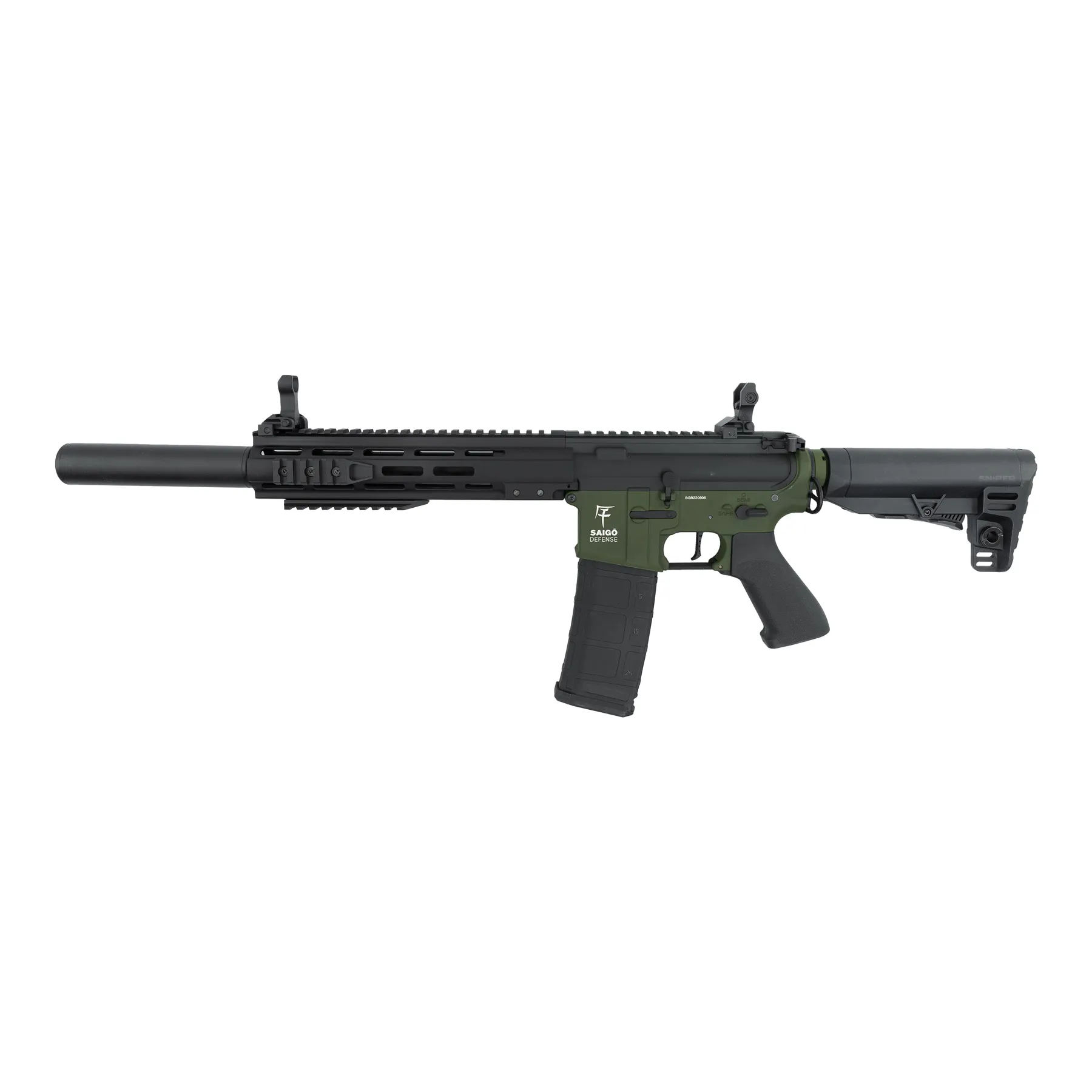 Saigo Defense Bushido Chu ETU M4 (S)AEG, OD