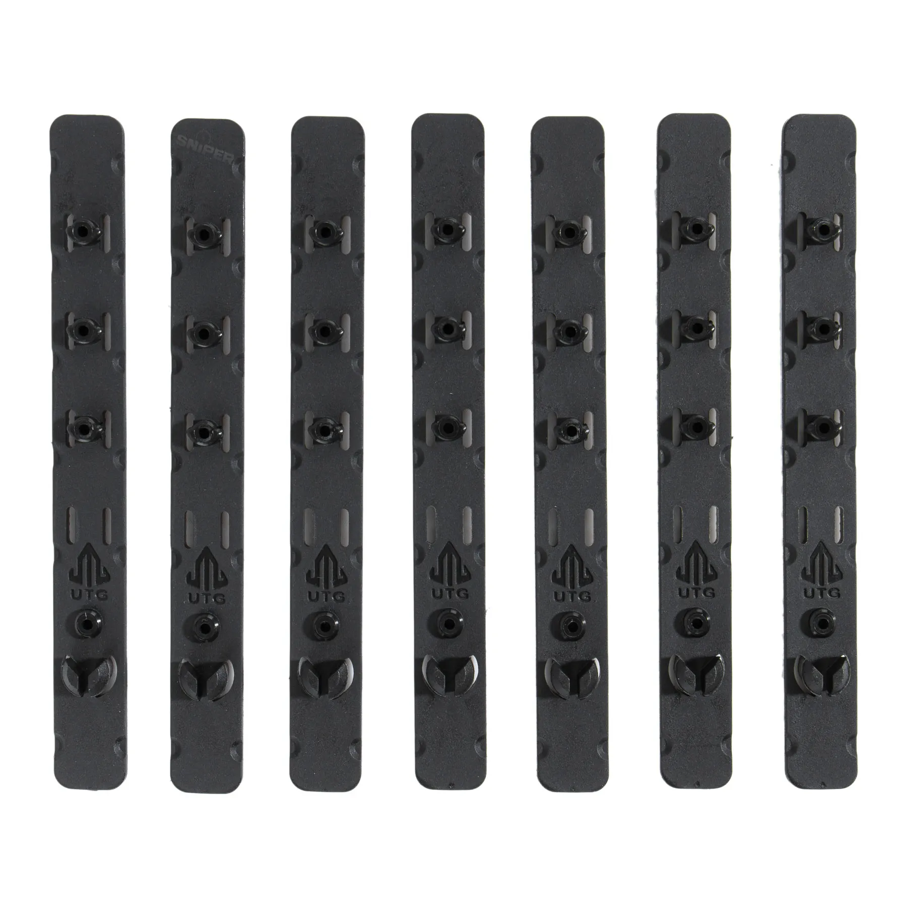 UTG Low-Profile Keymod Rail Panel Covers 5,5", Black UTG Low-Profile Keymod Rail Panel Covers 5,5", Black