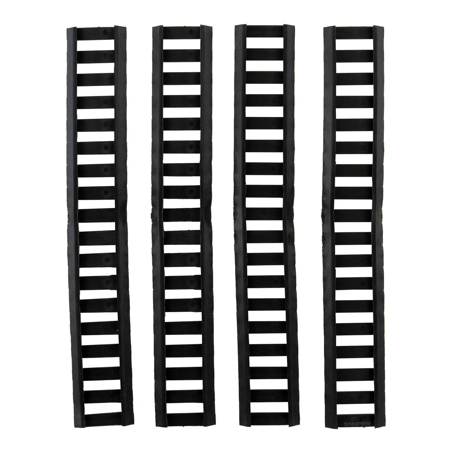 Ladder Rail Cover 18 Slots, Black