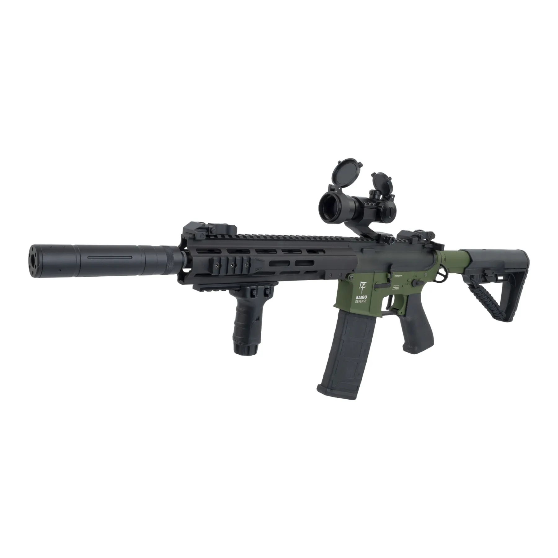 Prep my Airsoft - Saigo Defense Bushido Yu ETU M4 (S)AEG, OD Prep my Airsoft - Saigo Defense Bushido Yu ETU M4 (S)AEG, OD