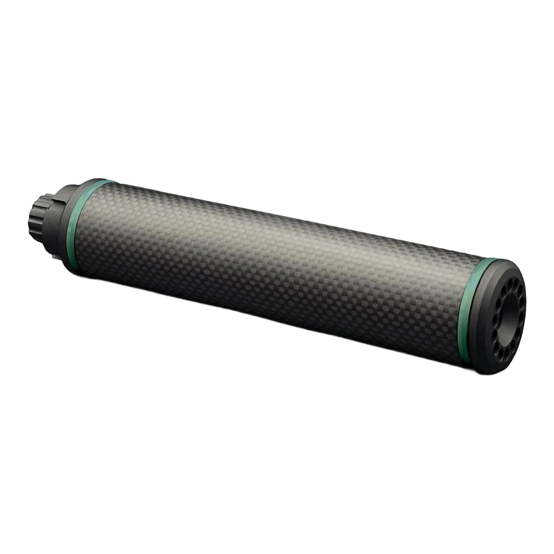 SAC Carbon-CNC Airsoft supressor 16cm 35mm , Green