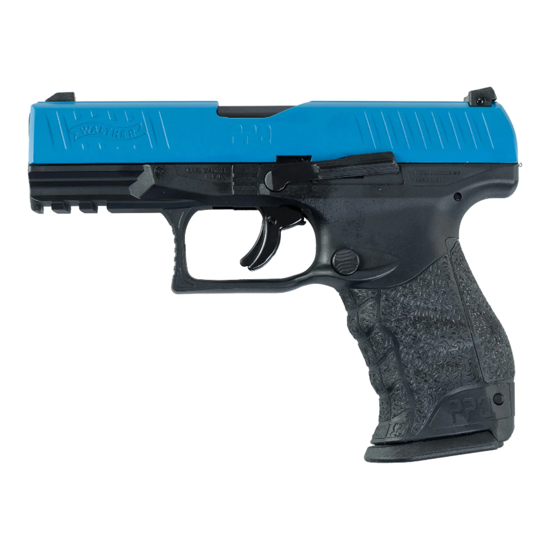 RAM Pistole T4E Walther PPQ M2 43 Cal, Black & Blue RAM Pistole T4E Walther PPQ M2 43 Cal, Black & Blue