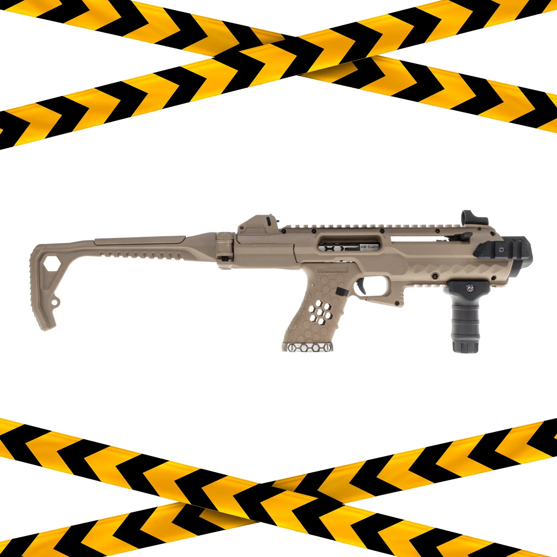 B-Ware VX0110 Hex Cut Pistol, GBB