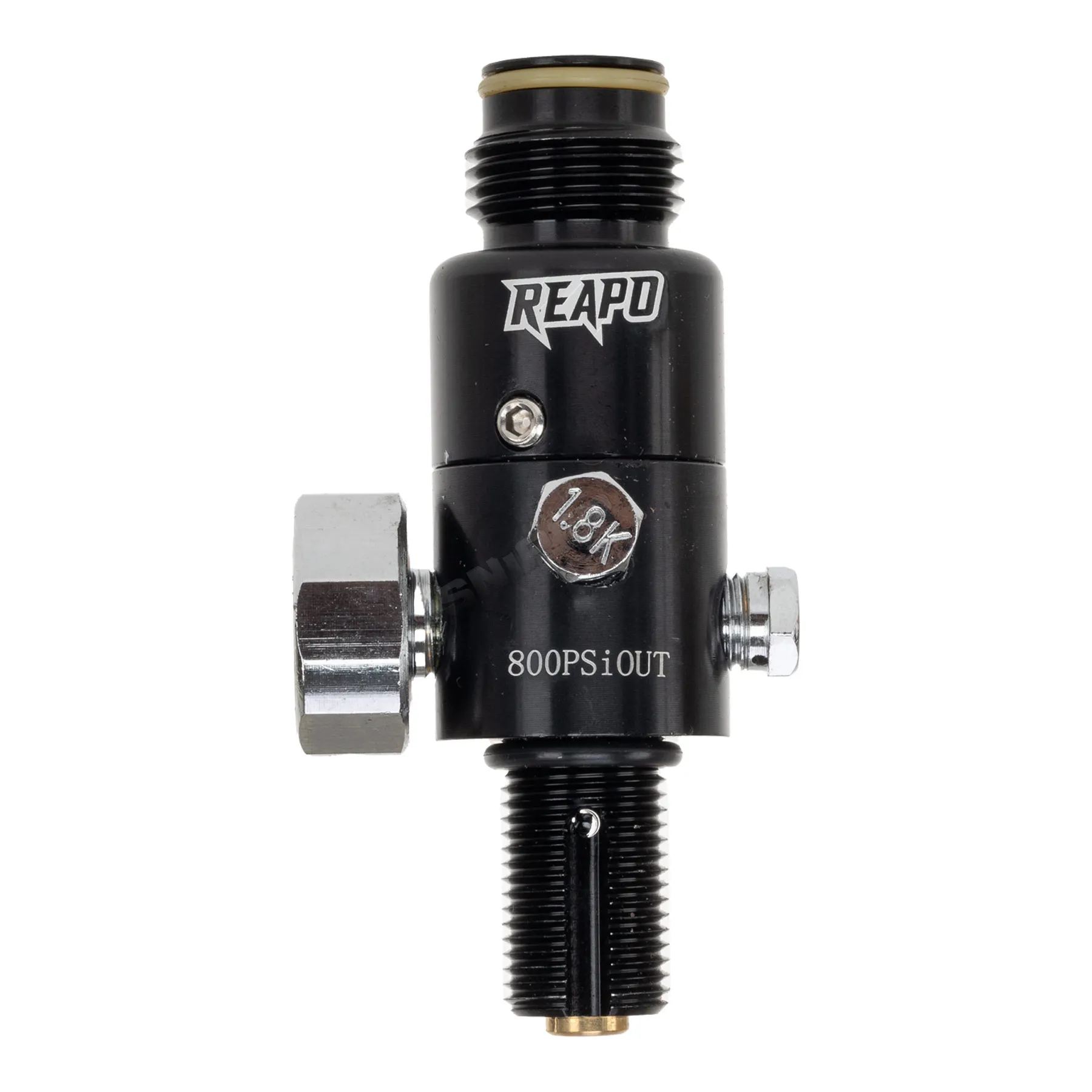 Reapo On Tank Regulator 4500PSI, Black Reapo On Tank Regulator 4500PSI, Black