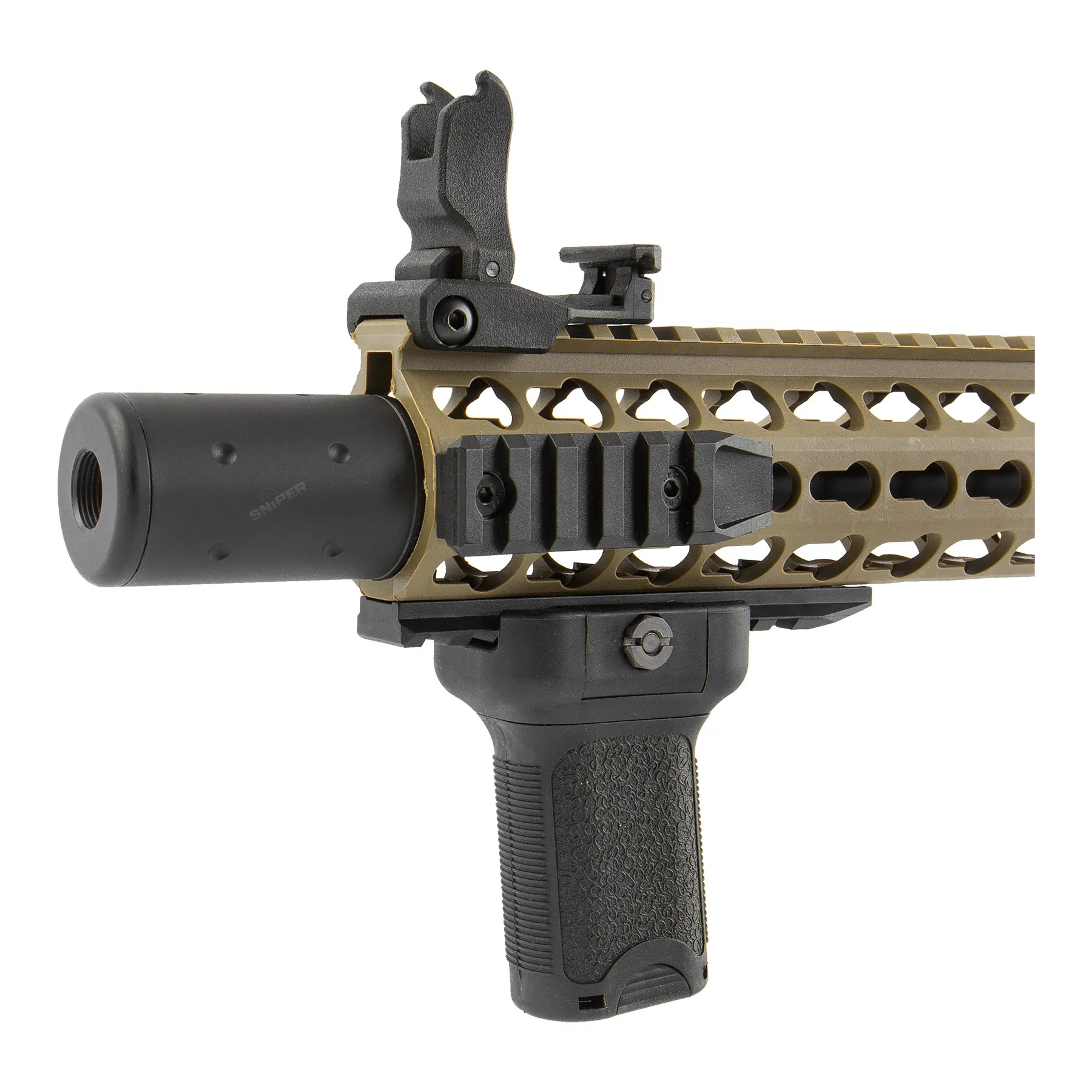 M4 Gen.2 w/ Silencer ETU+MOSFET (S)AEG, Half Tan