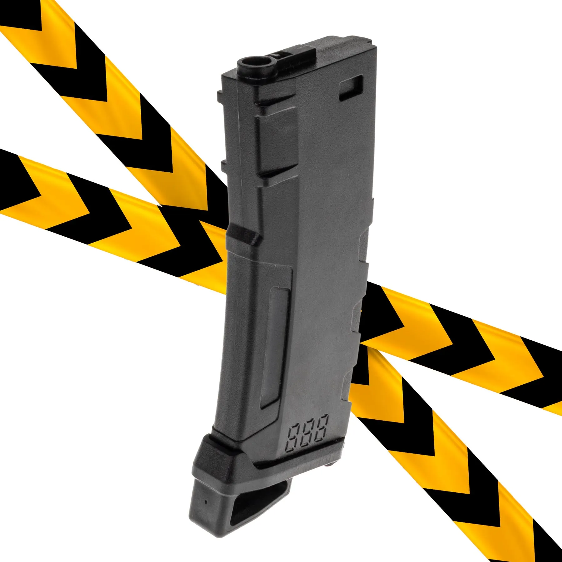 B-Ware M4 Magazin 130rds Mid-Cap, Black