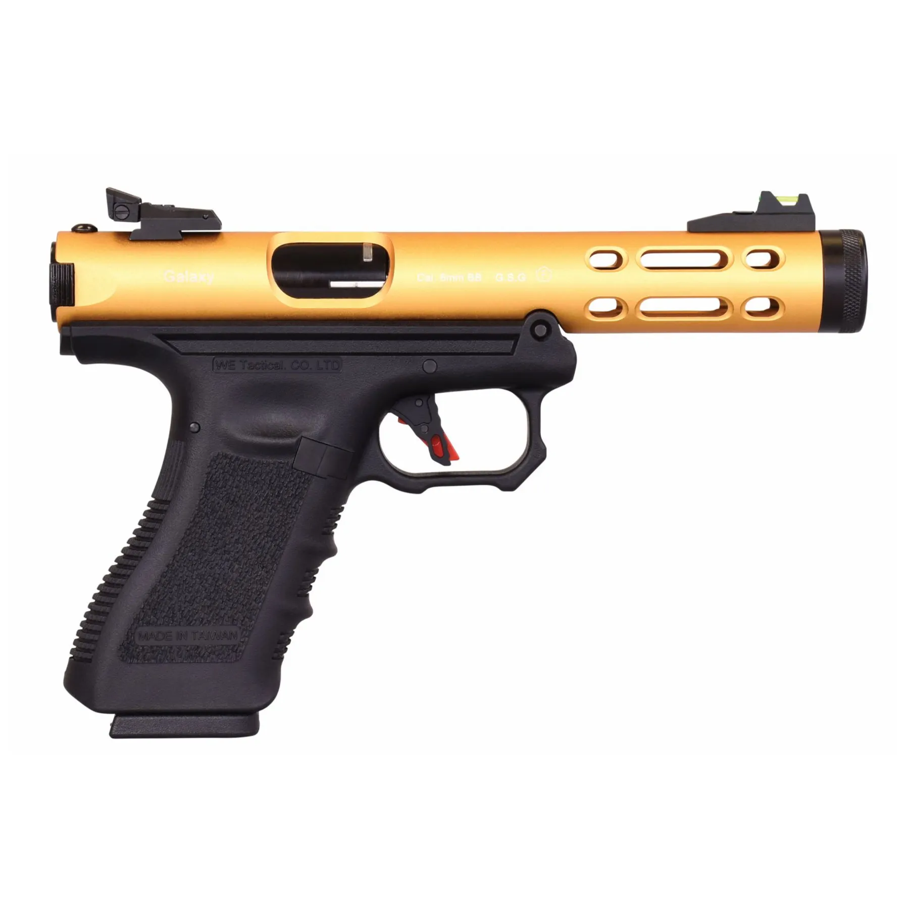 WE Galaxy Series GBB Softair Pistole, Gold WE Galaxy Series GBB Softair Pistole, Gold