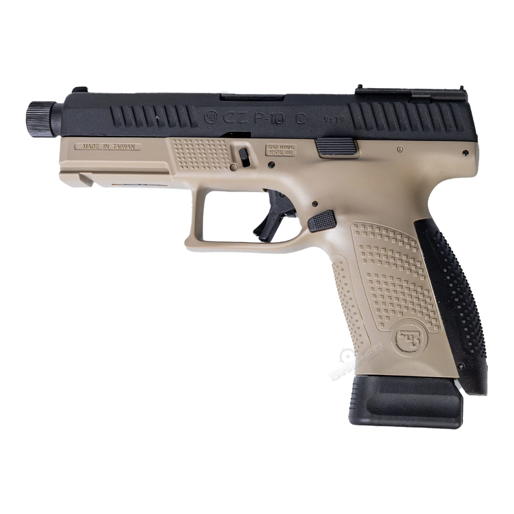 ASG CZ P-10C Optic Ready Dualtone Co2 Softair Pistole ASG CZ P-10C Optic Ready Dualtone Co2 Softair Pistole