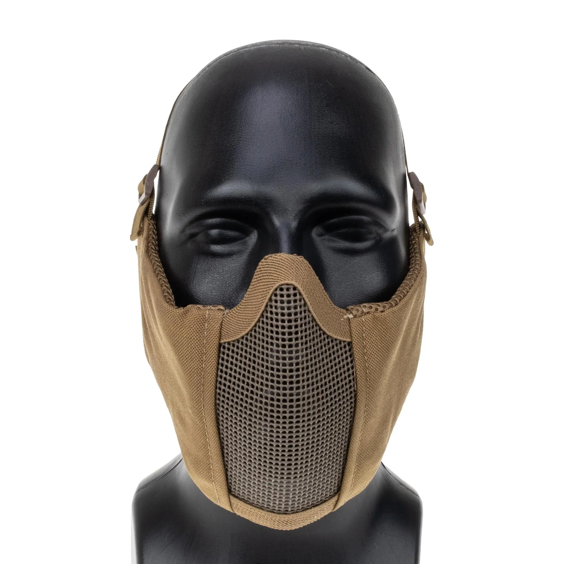 Reapo Mesh Face Mask w/ Soft Ear Protection, Tan