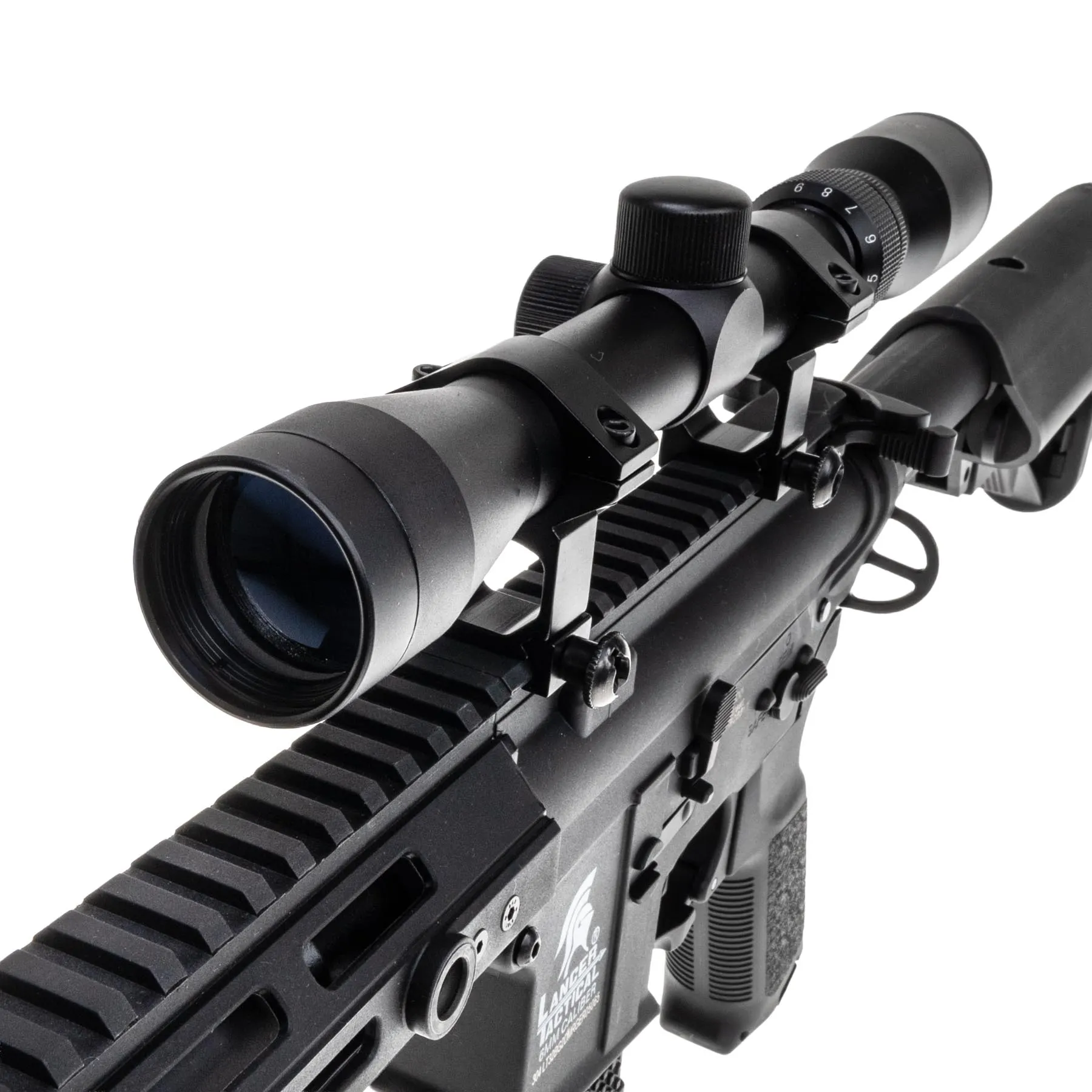 Prep My Airsoft #1 - LT-32 DMR New Version w/ Scope & Bipod (S)AEG, Black