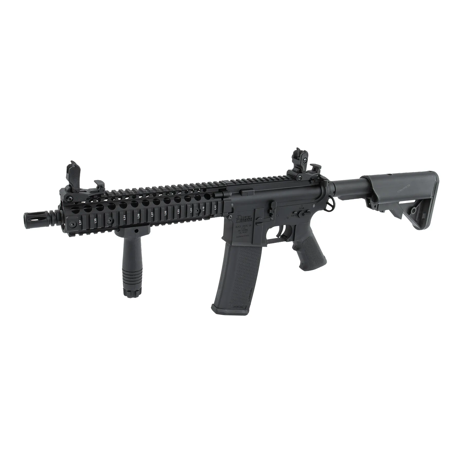 SA-E19 Edge Daniel Defense MK18 (S)AEG, Black SA-E19 Edge Daniel Defense MK18 < 0,5 Joule Softair Gewehr, Black