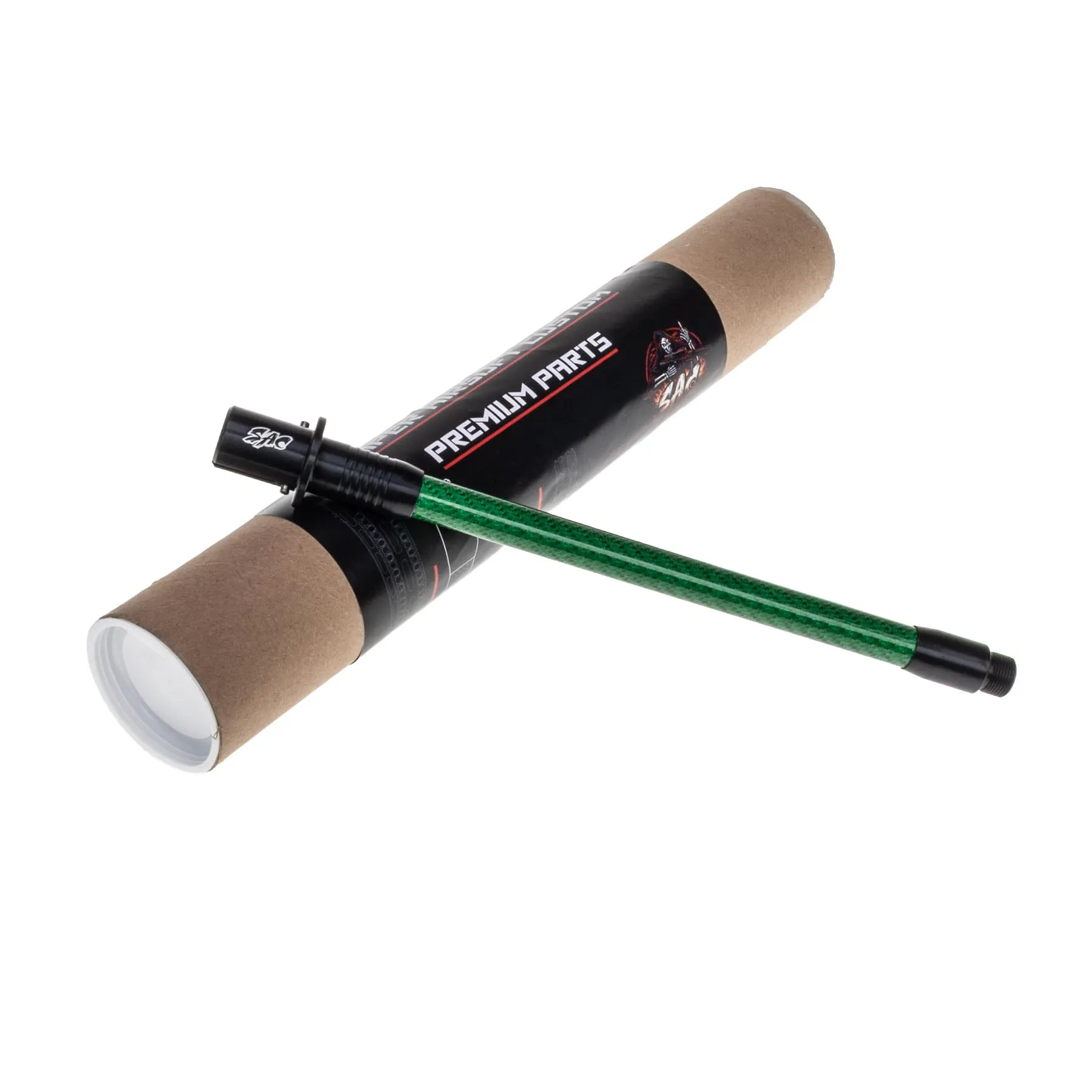 SAC Hybrid CNC-Carbon Speedsoft Barrel 10", Green