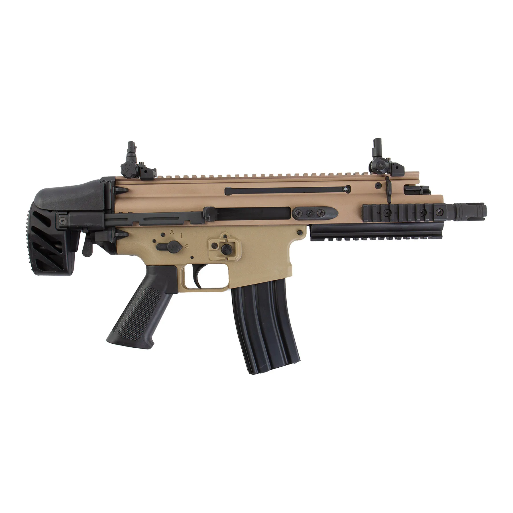 FN SCAR SC PDW 2023, (S)AEG, Tan