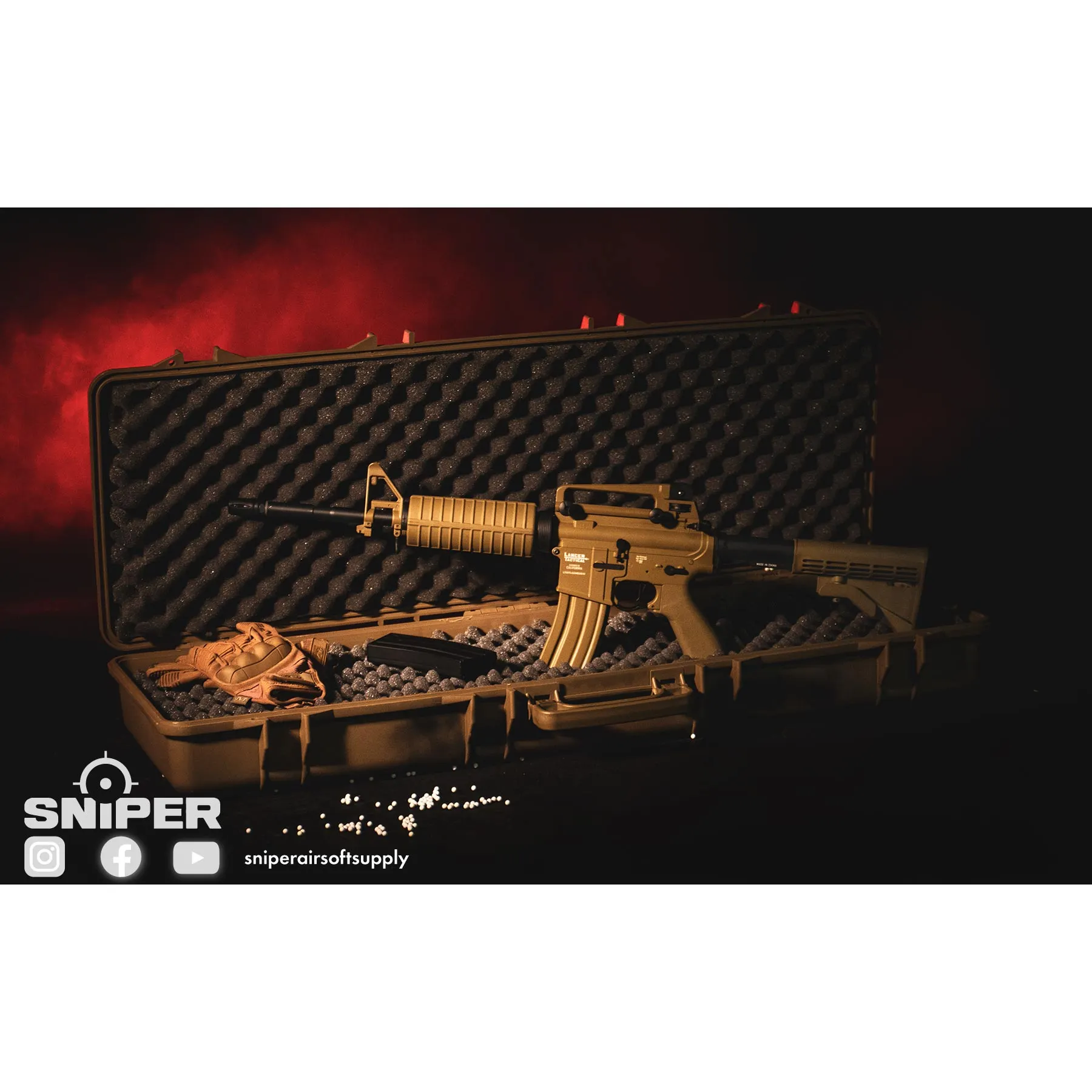 M4A1 Carbine ETU + Mosfet Metal (S)AEG, Tan