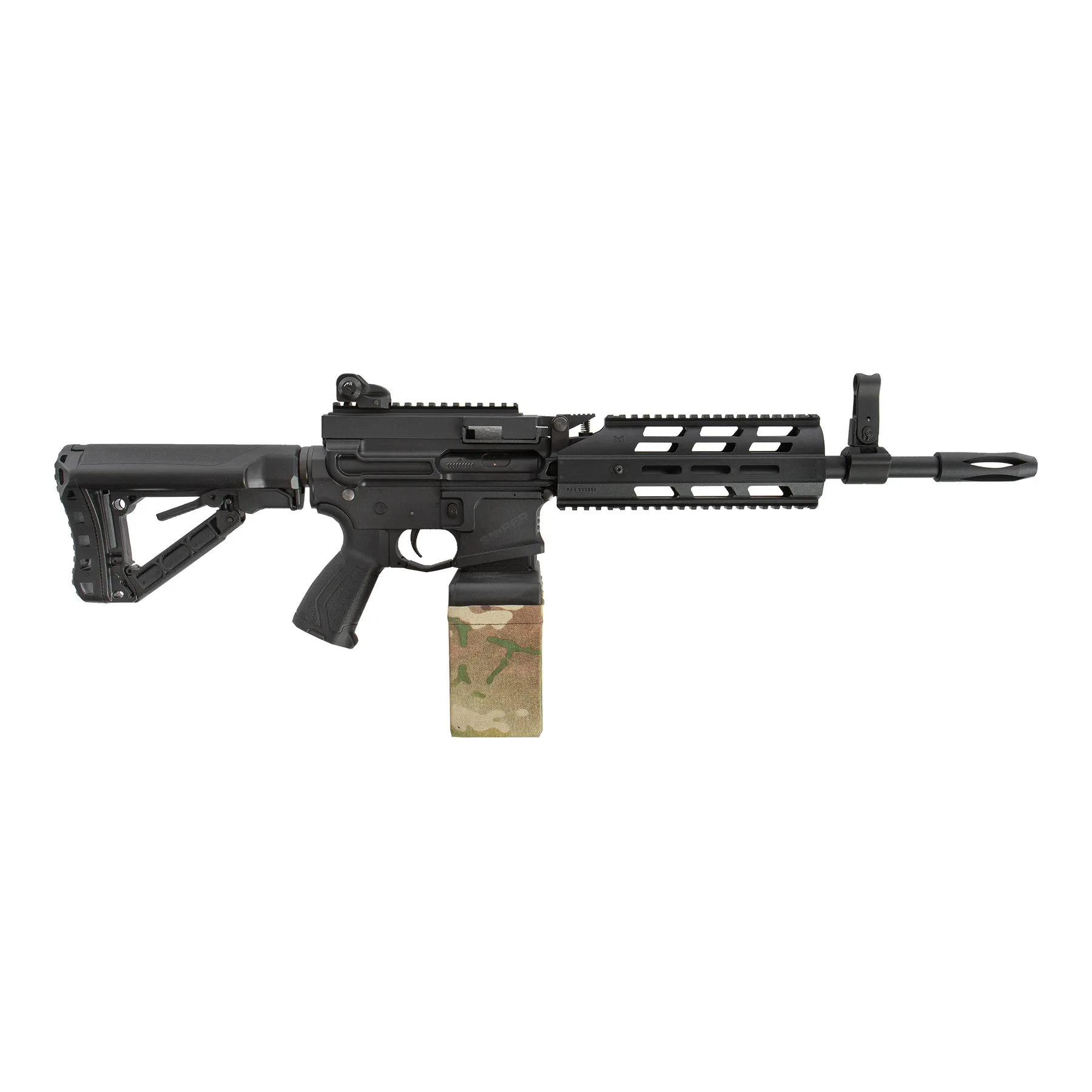 CM16 LMG Black < 0,5 Joule, AEG Softair Gewehr