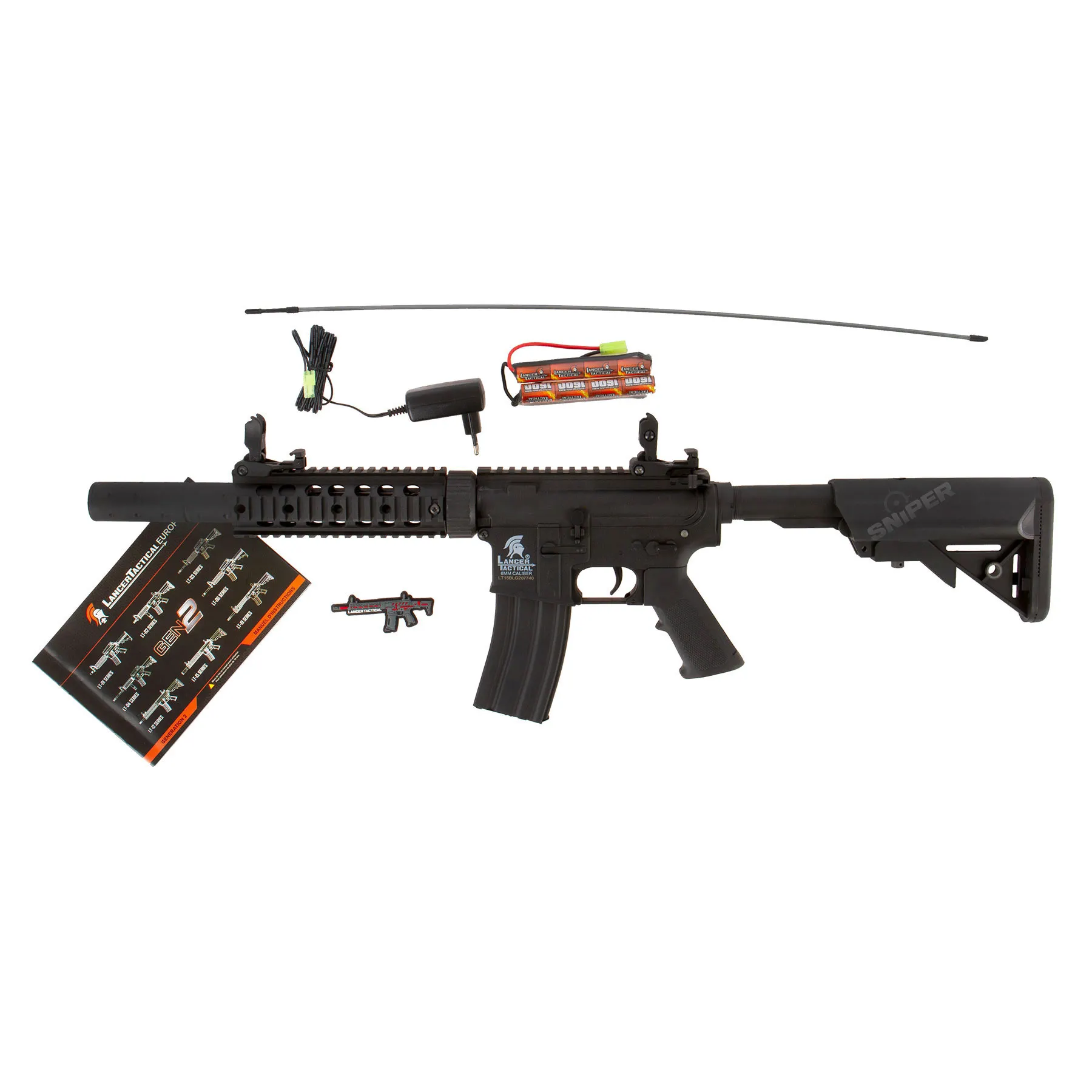 M4 SD ETU+ Mosfet AEG < 0,5 Joule, Black M4 SD ETU+ Mosfet AEG < 0,5 Joule, Black