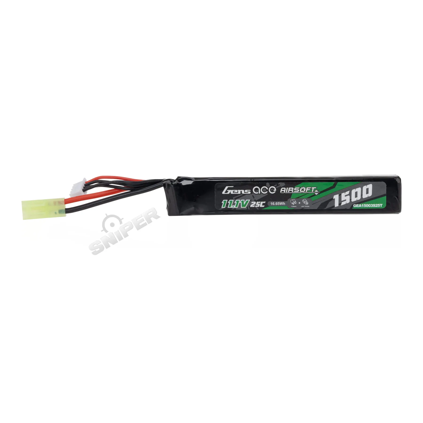 Tamiya 11,1V 1500mAh 25C LiPo-Akku, 1 Stick Tamiya 11,1V 1500mAh 25C LiPo-Akku, 1 Stick