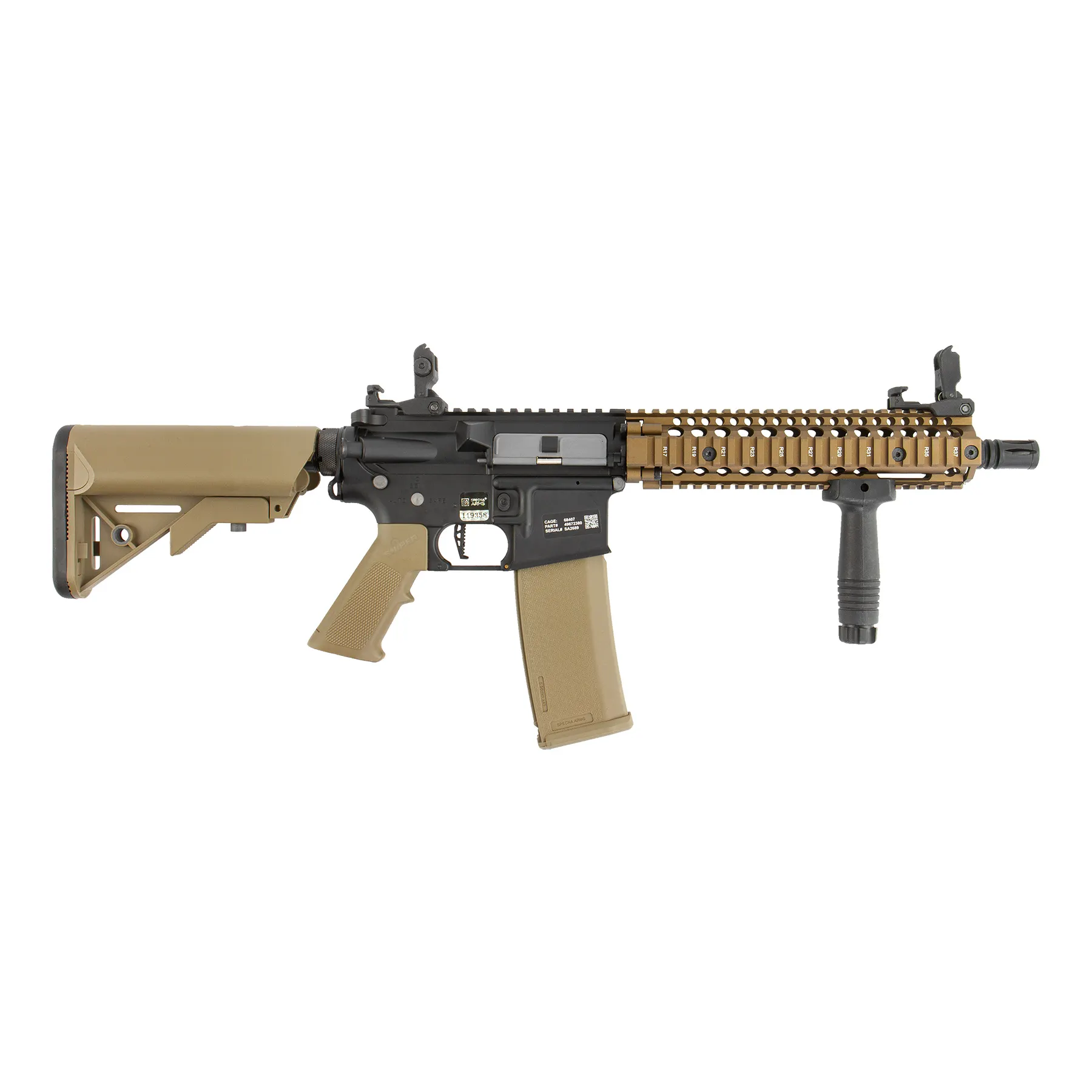 SA-E19 Edge 2.0 Daniel Defense MK18 (S)AEG, Chaos Bronze