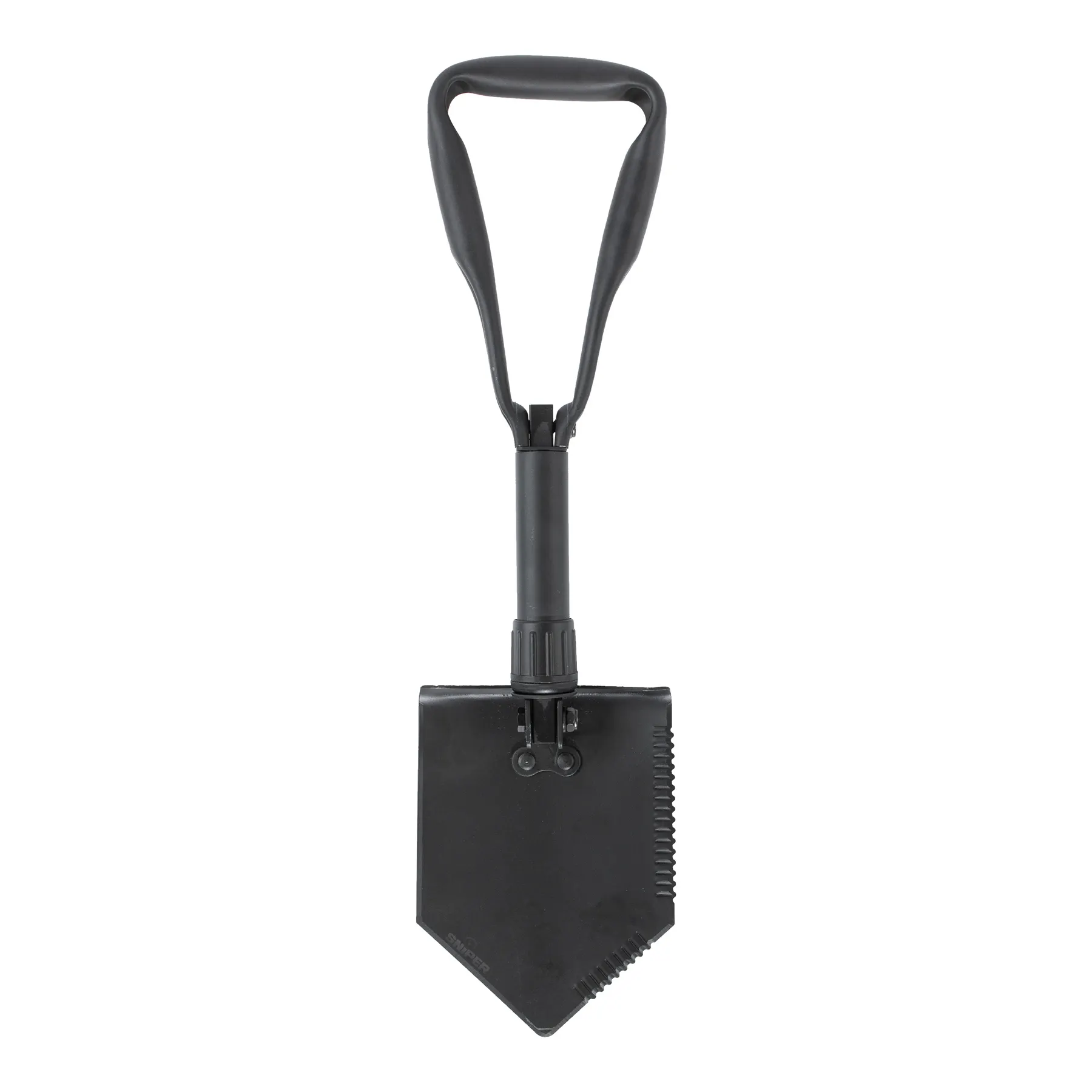 Klappspaten mit Abdeckung, Black