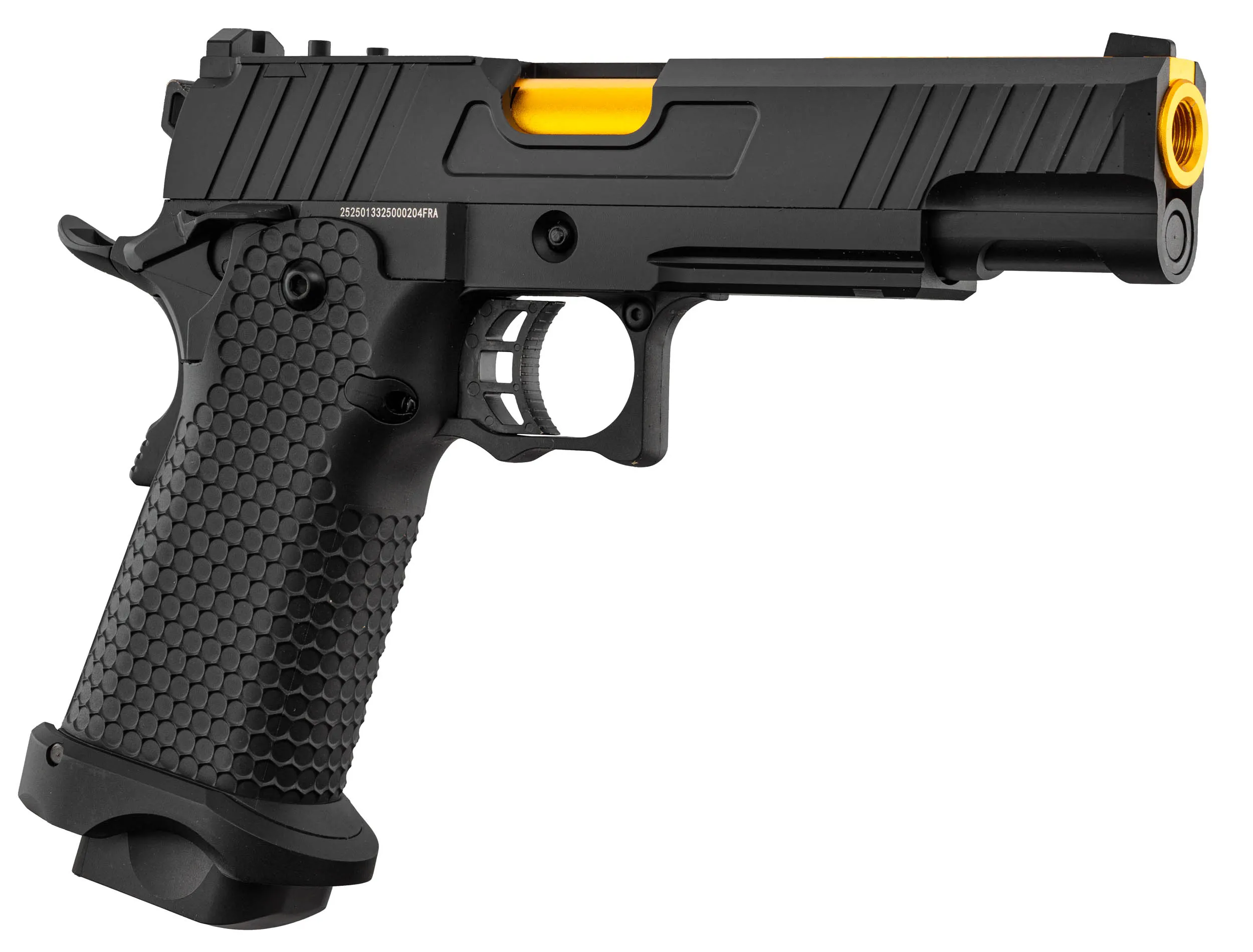Golden Eagle 5.1 Hi-Capa GBB Airsoft Pistole, Black/Gold