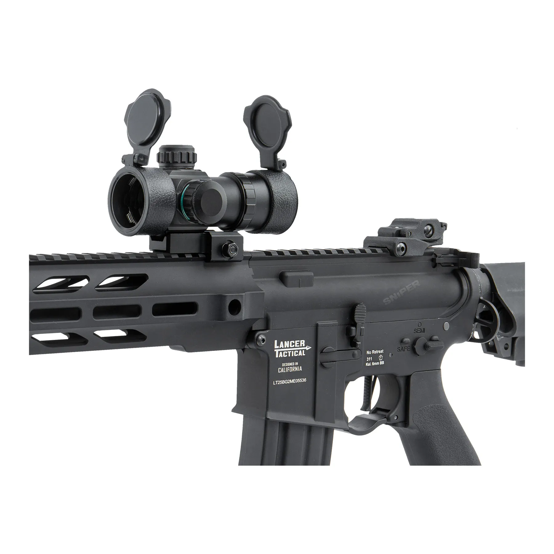 Interceptor Hybrid 10" (S)AEG w/ Compact Red Dot Sight, Black