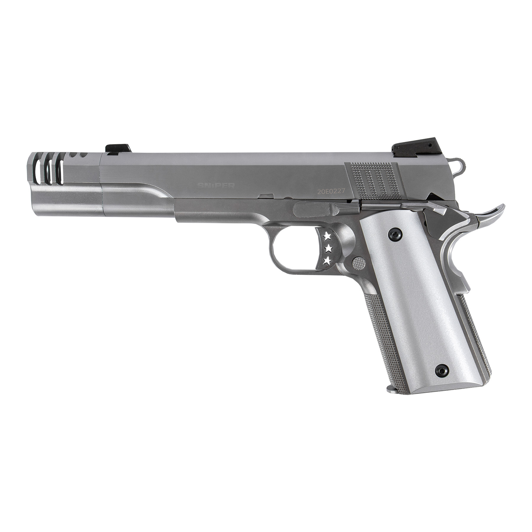 AW Custom NE3101 1911 Silver GBB Softair Pistole