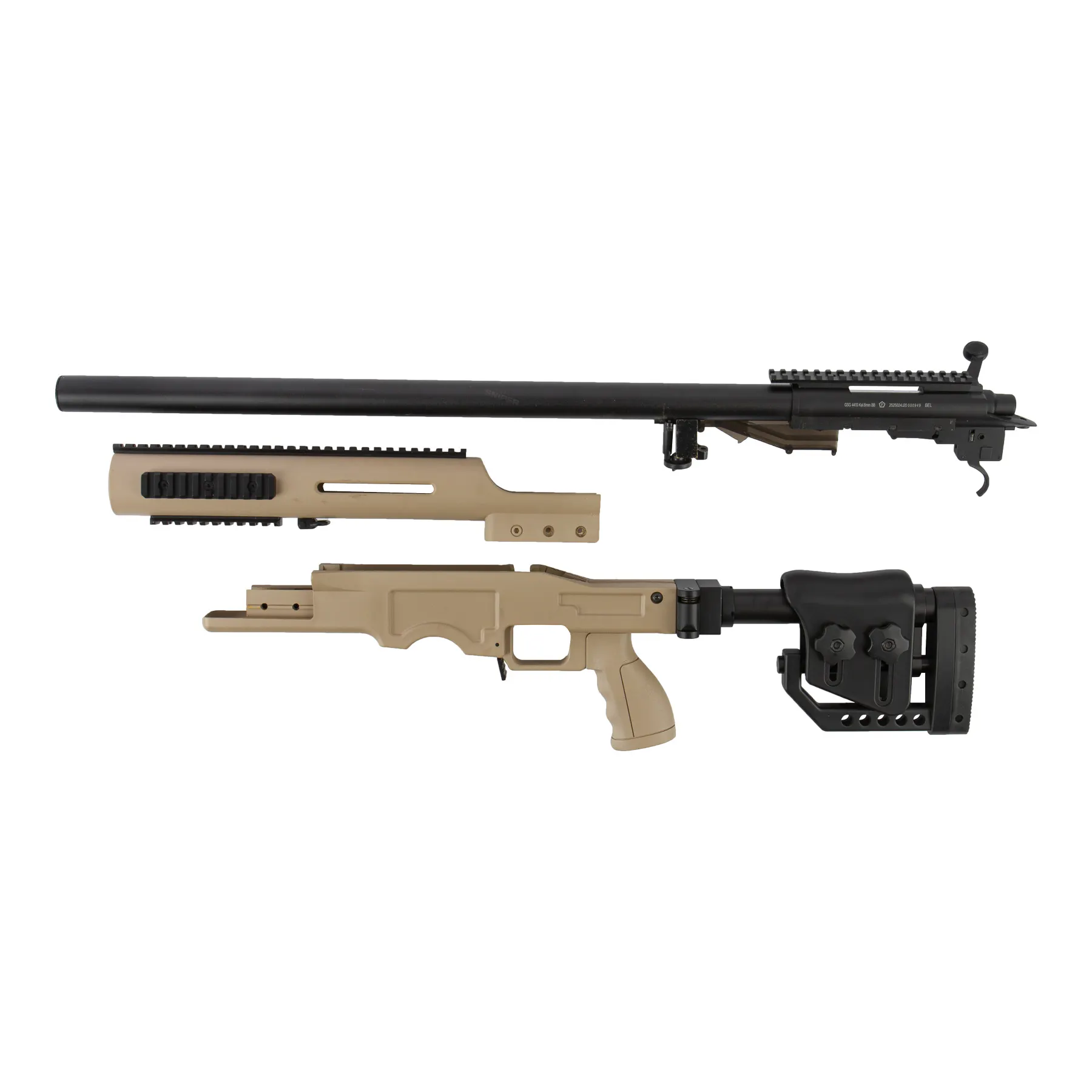 MB4410 Sniper Rifle Full Set, Tan