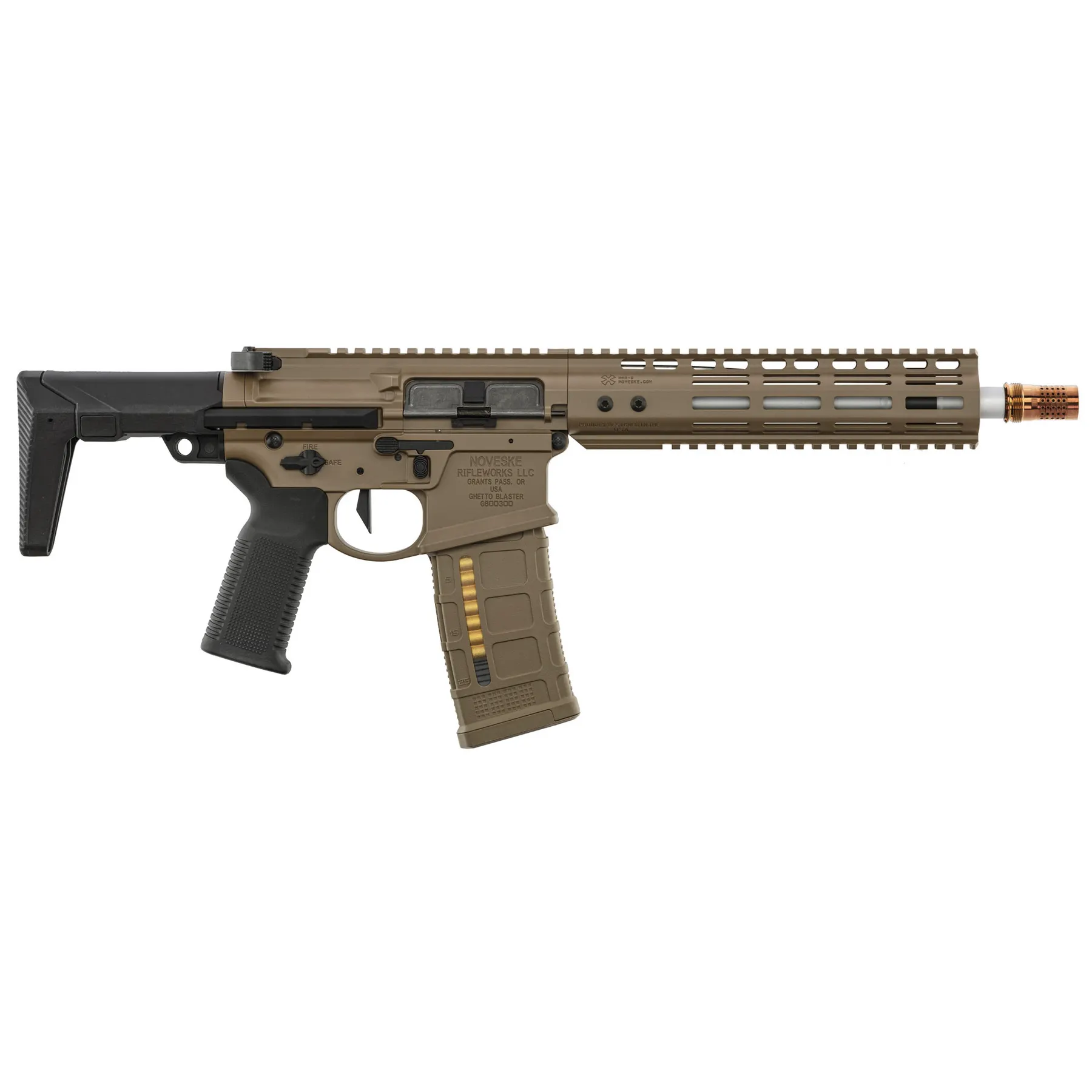EMG Noveske MWS Ghetto Blaster 9" GBB, FDE EMG Noveske MWS Ghetto Blaster 9" GBB, FDE