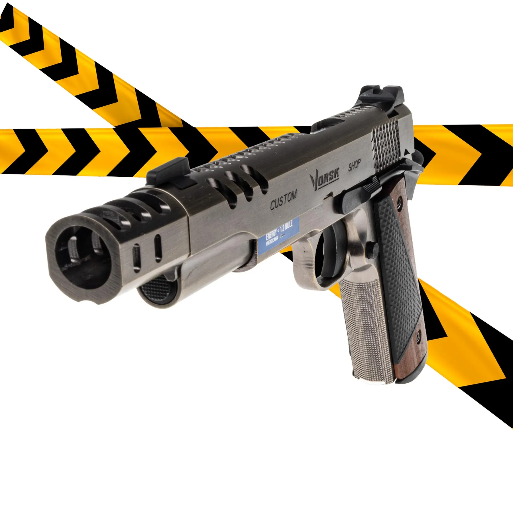 B-Ware Vorsk CS Defender Pro MEU GBB BDS, Brushed Aluminium