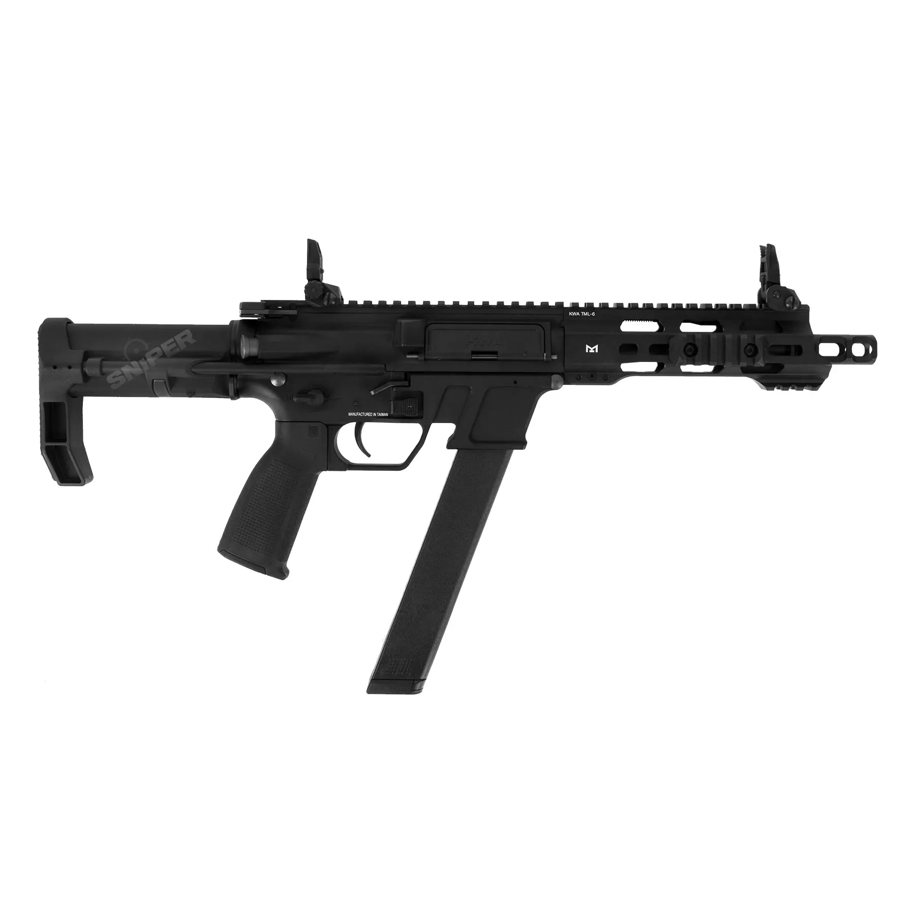 KWA QRF Mod.2, (S)AEG, Black