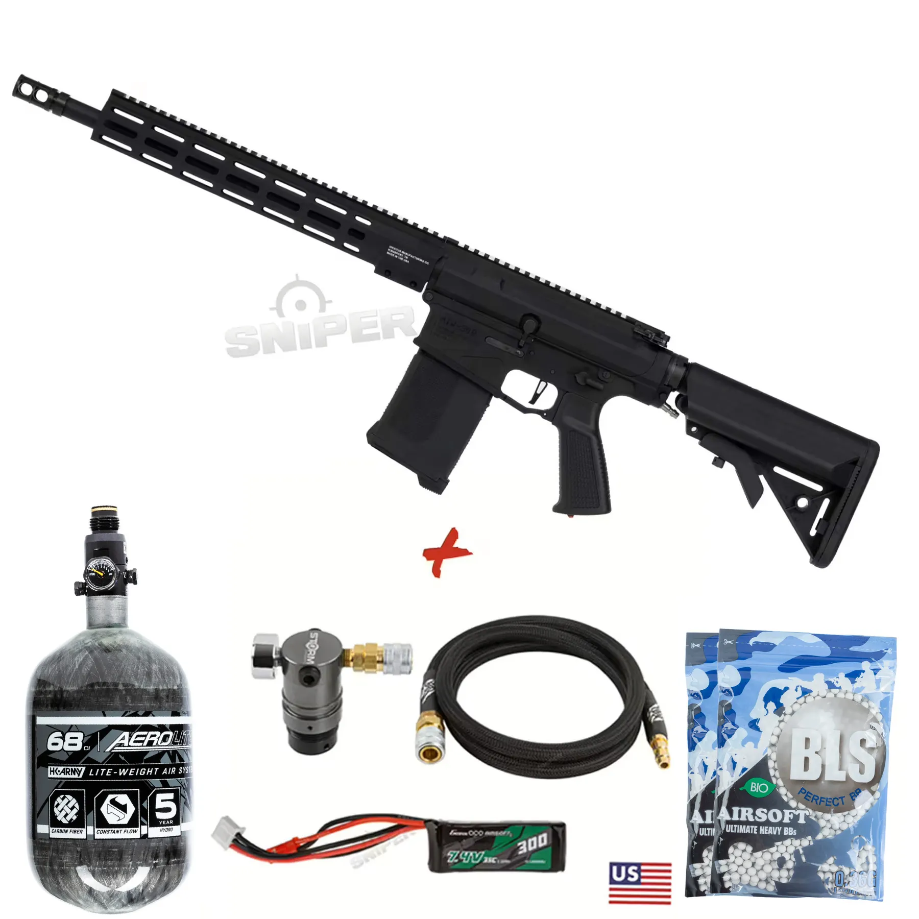 HPA Deal #3 - MTW PKG 308 Tactical Inferno Edition, Black HPA Deal #3 - MTW PKG 308 Tactical Inferno Edition, Black