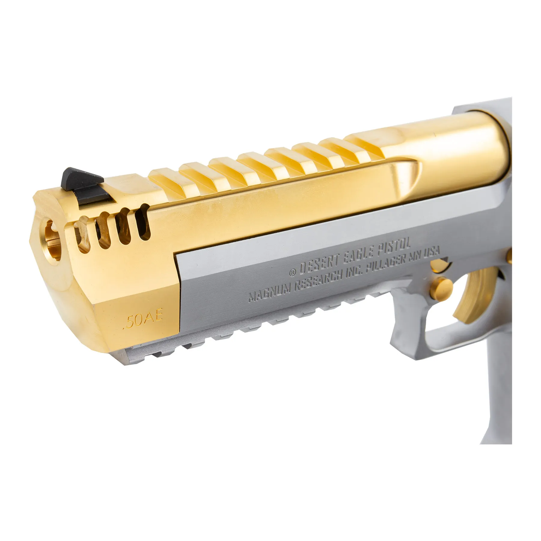 Desert Eagle L6 .50AE GBB, Gold/Silver