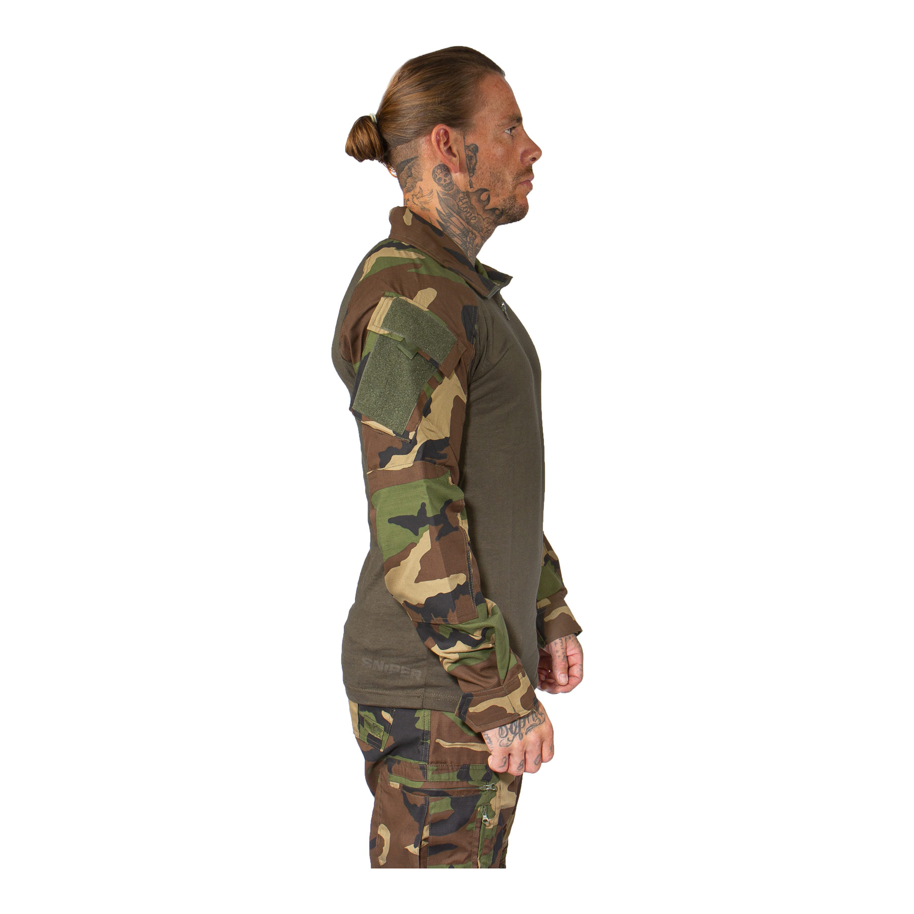 Invader Gear Combat Shirt, Woodland