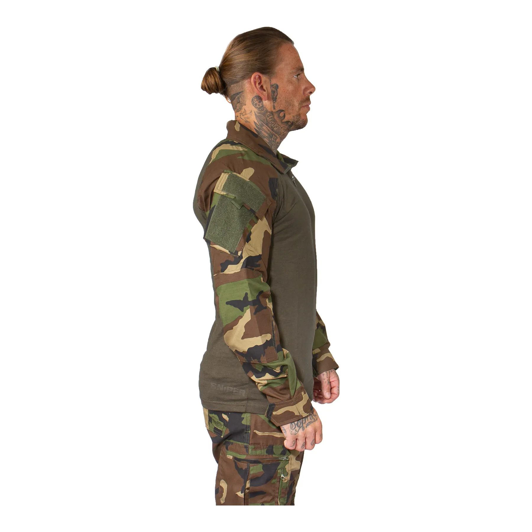 Invader Gear Combat Shirt, Woodland Invader Gear Combat Shirt, Woodland