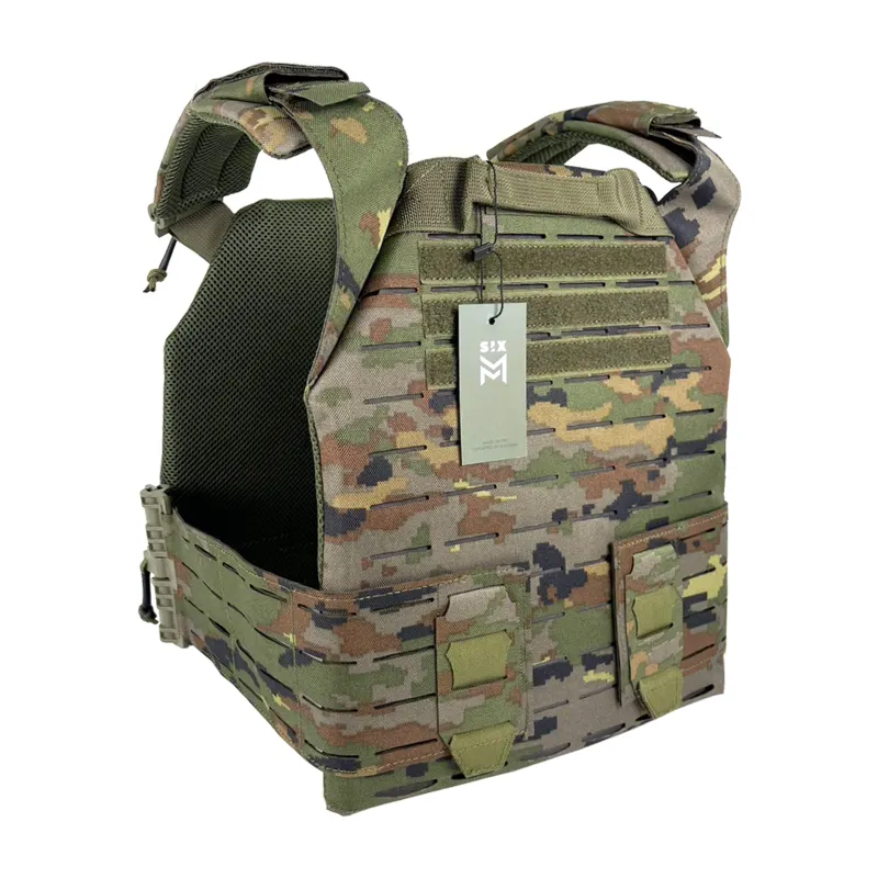 SixMM Plattenträger Tactical LLC, Spanish Woodland