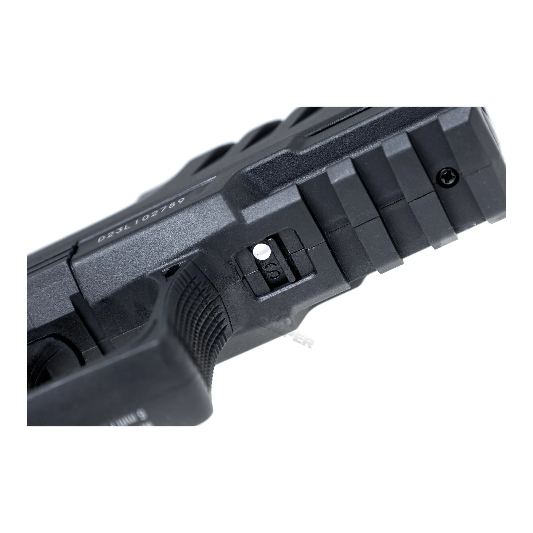 Walther PDP Compact 4" NBB Co2 Softair Pistole, Black