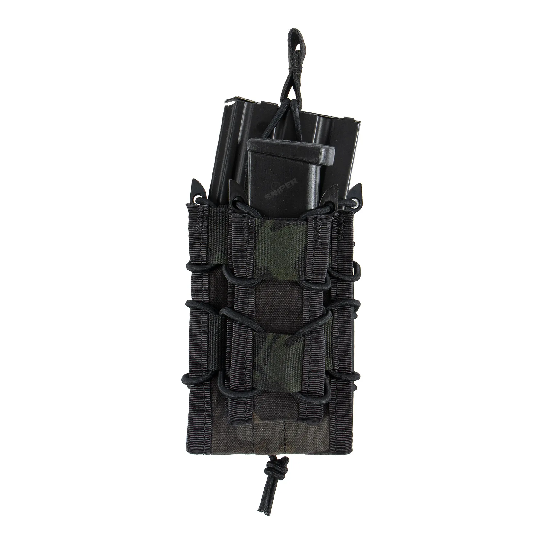 Triple Open Top Magazin Pouch, Multicam Black