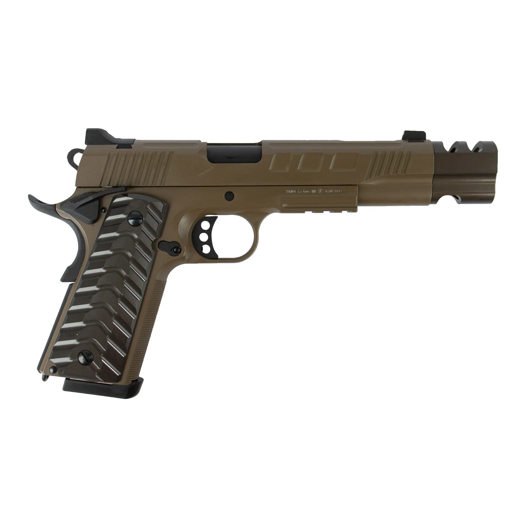 KJ Works KP 16 Full Metal Tan GBB Softair