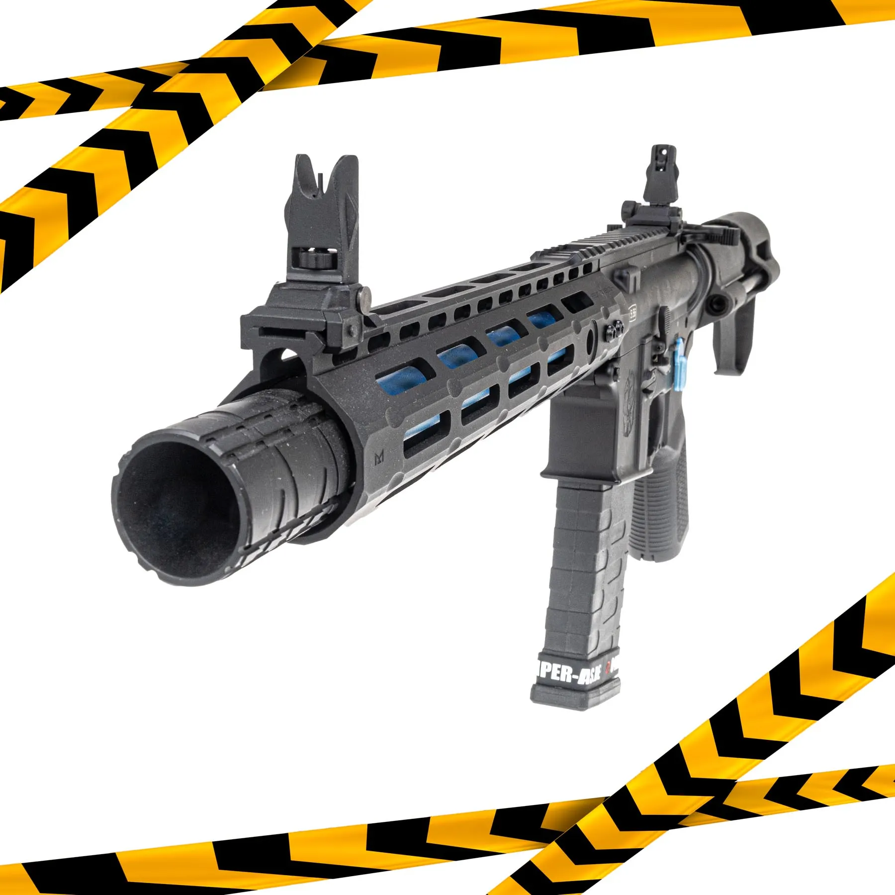 B-Ware Ghost Patrol Rifle e-Silver Edge 2.0 ECU (S)AEG, Black