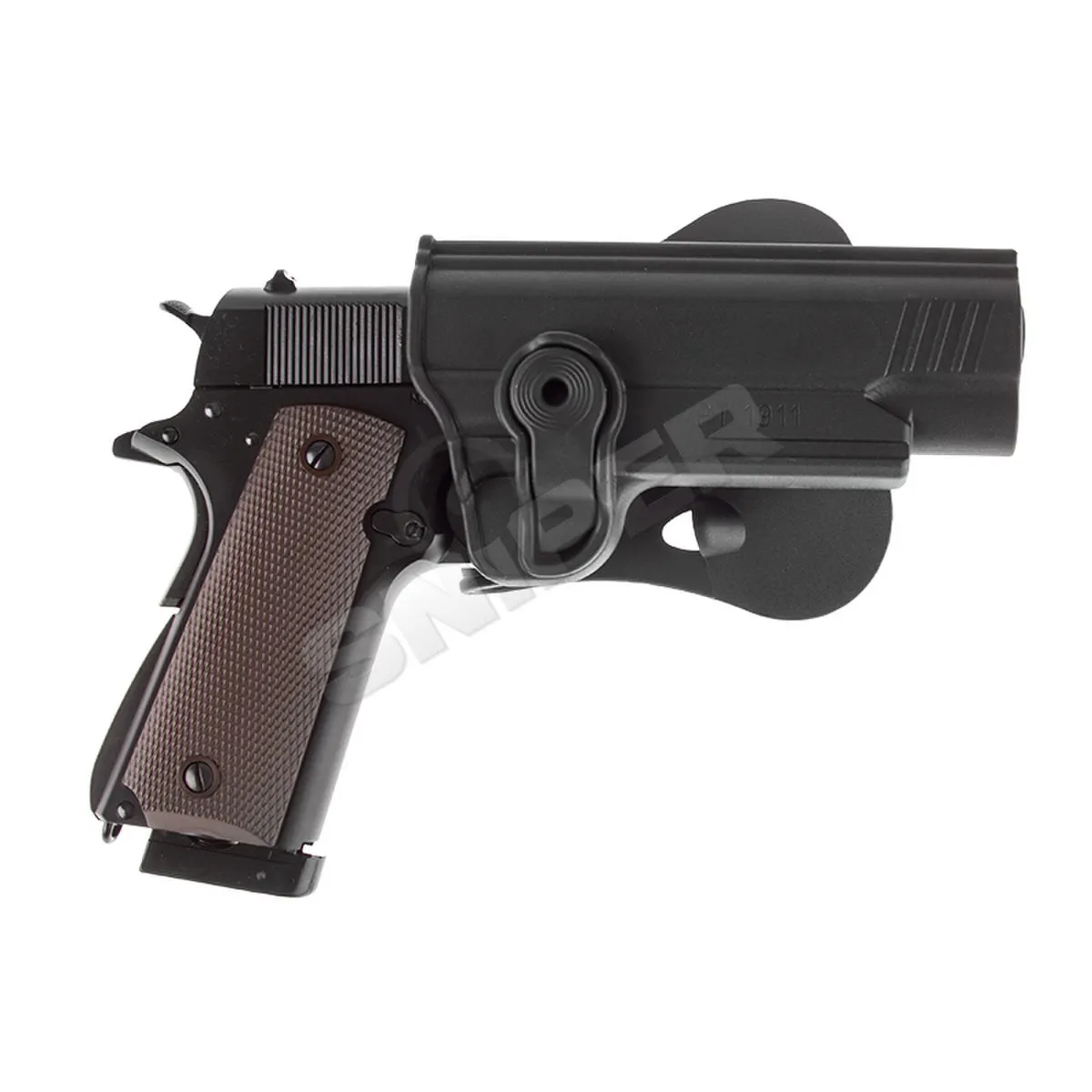 Holster für 1911 with/without Rail, Black