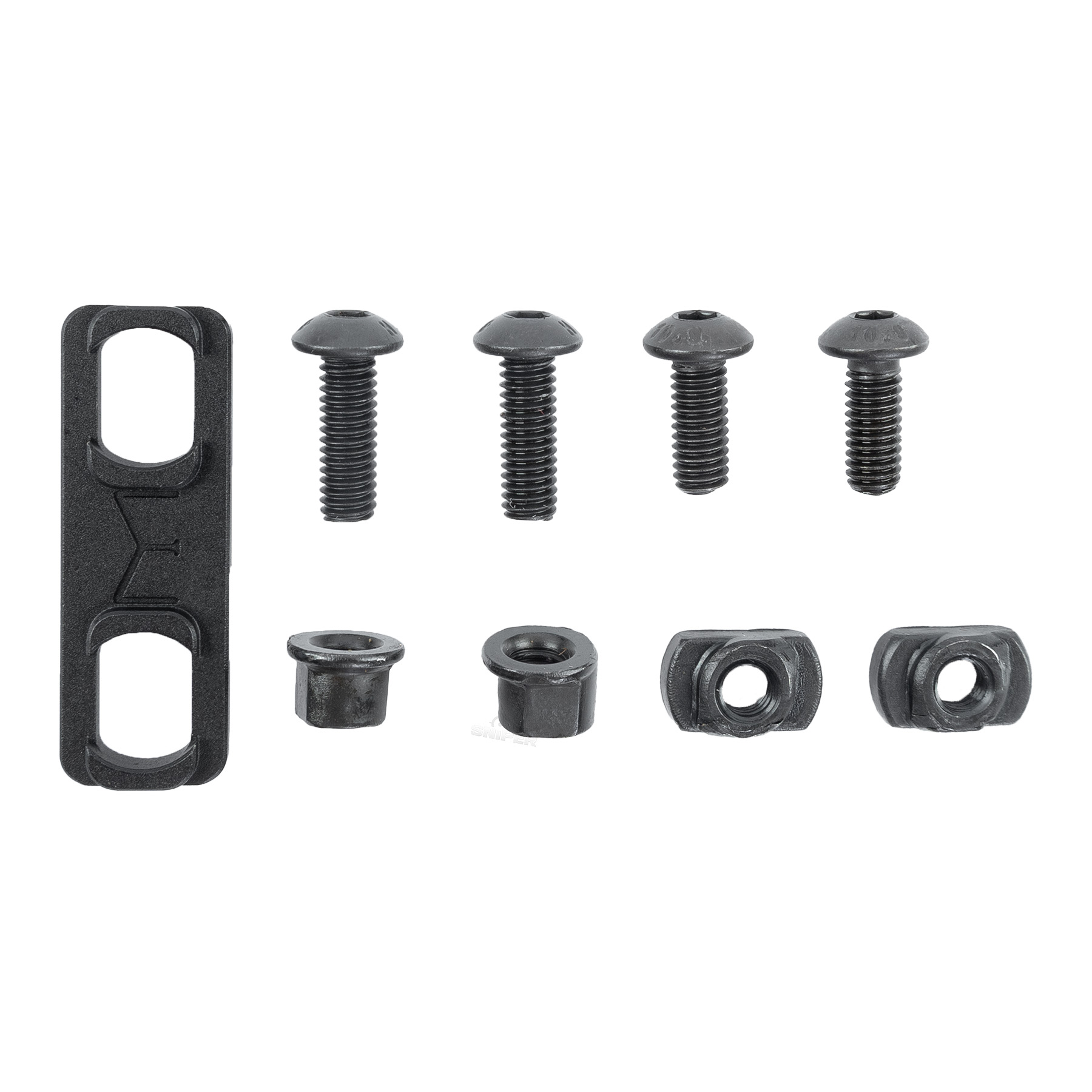 M-Lok / Keymod Aluminum Angled Forward Grip, Blue