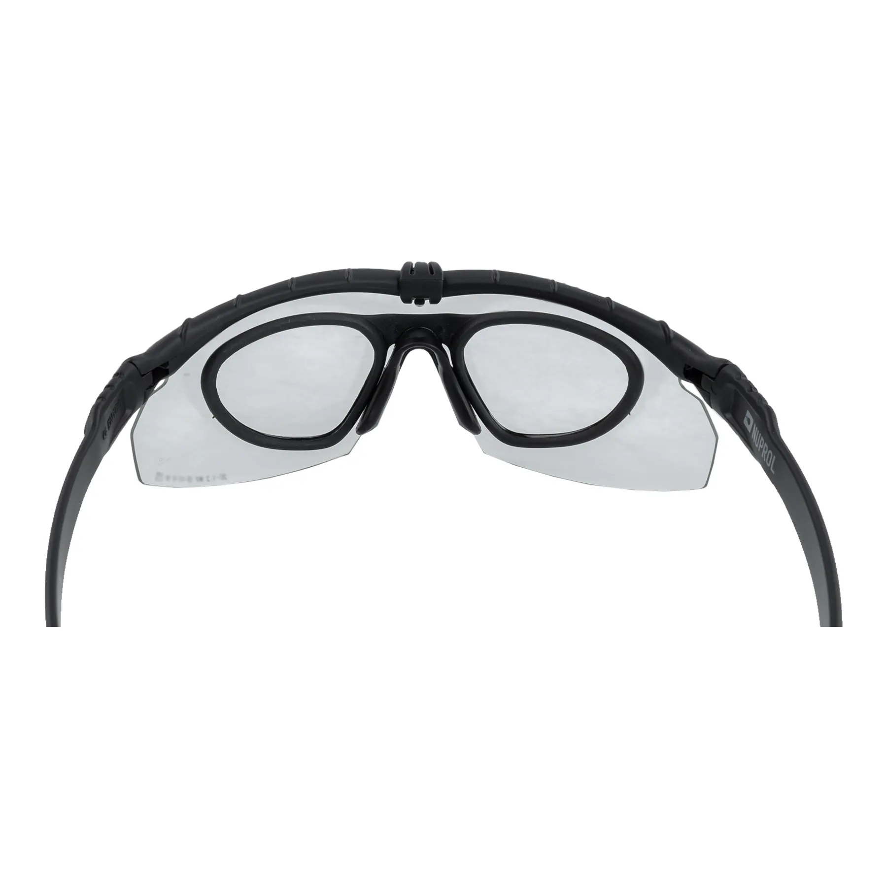 NP Battle Pro´s Schutzbrille mit Einsatz Black, Clear Lense