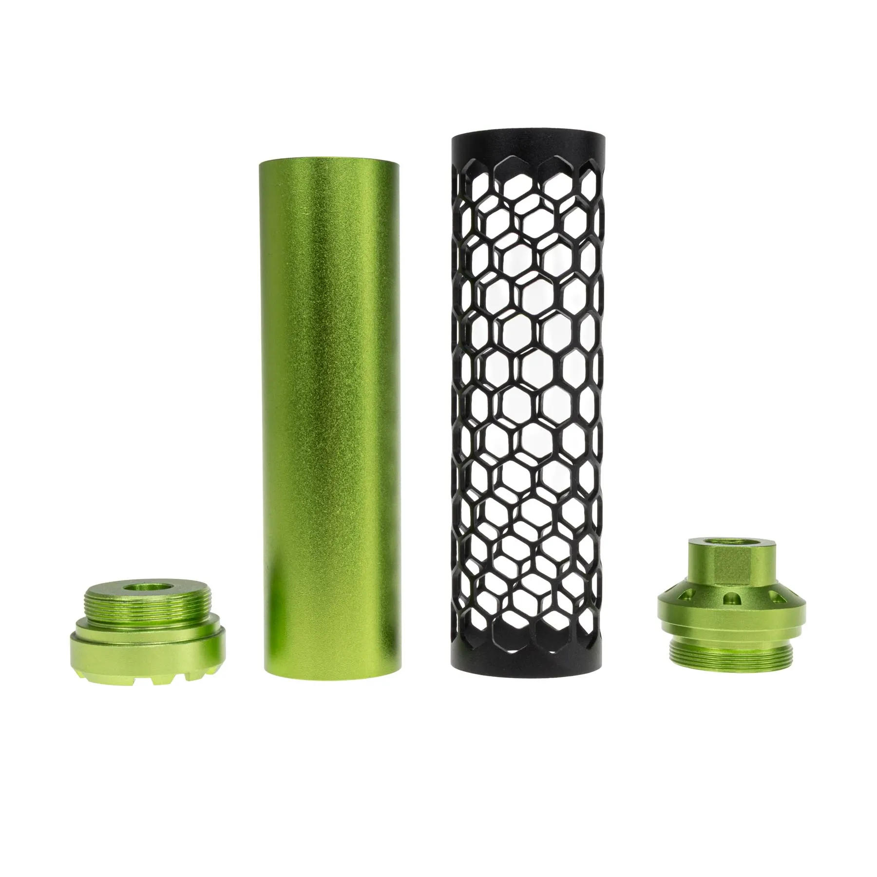 Reapo Hexa-Silencer 14mm CCW, Green