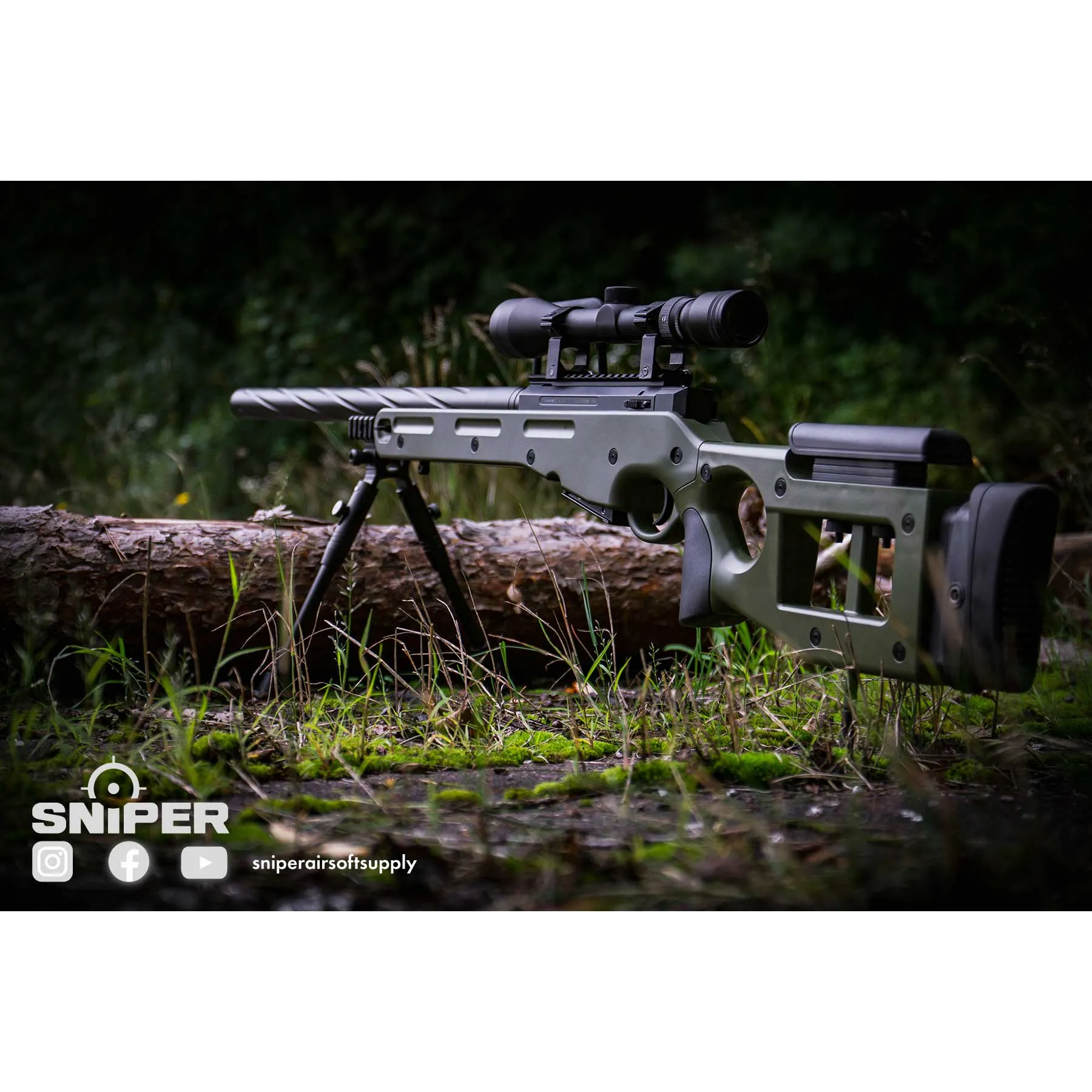 SV-98 / MB4420D Scharfschützengewehr Set, OD