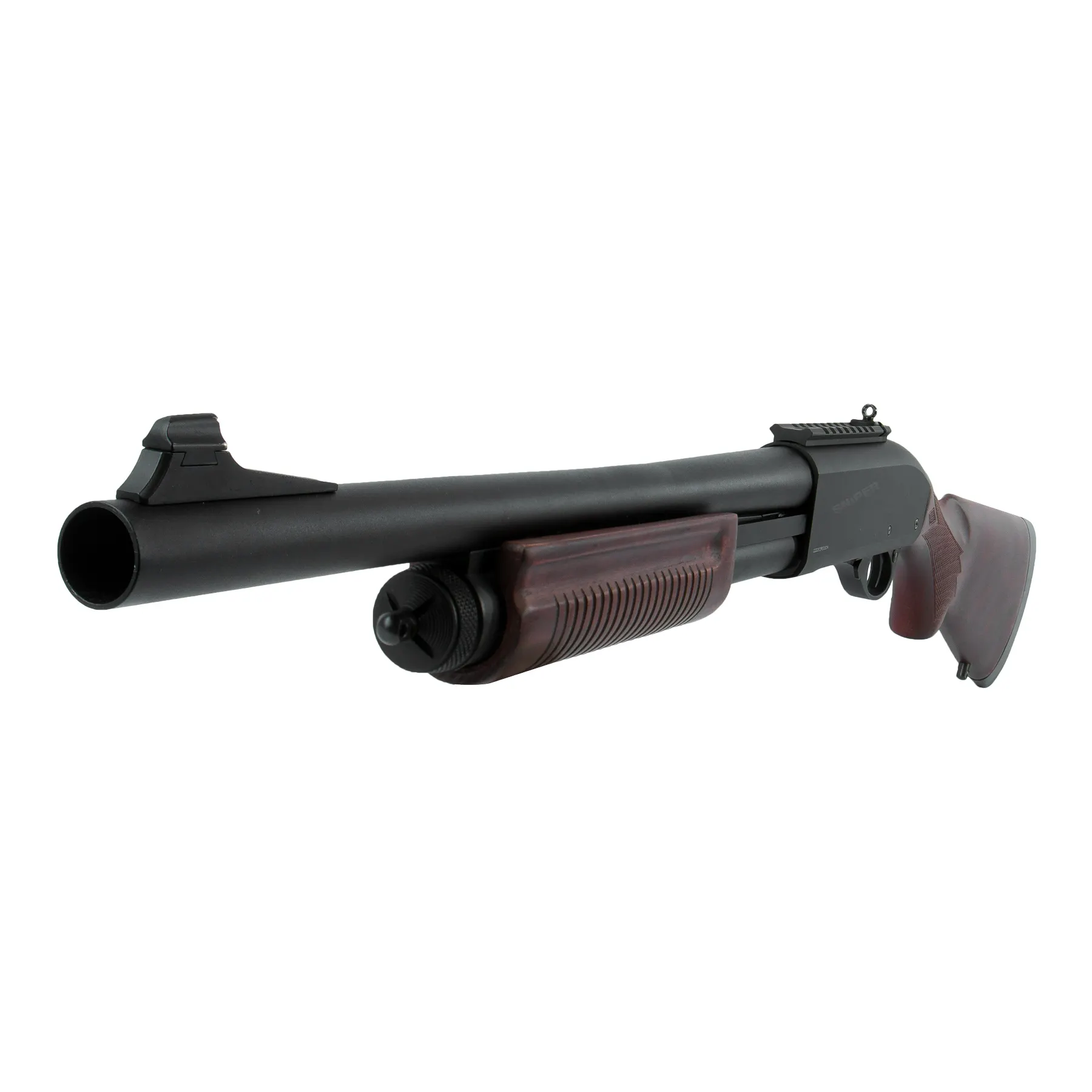 M870 Tri-Shot Action Pumpgun, Real Wood