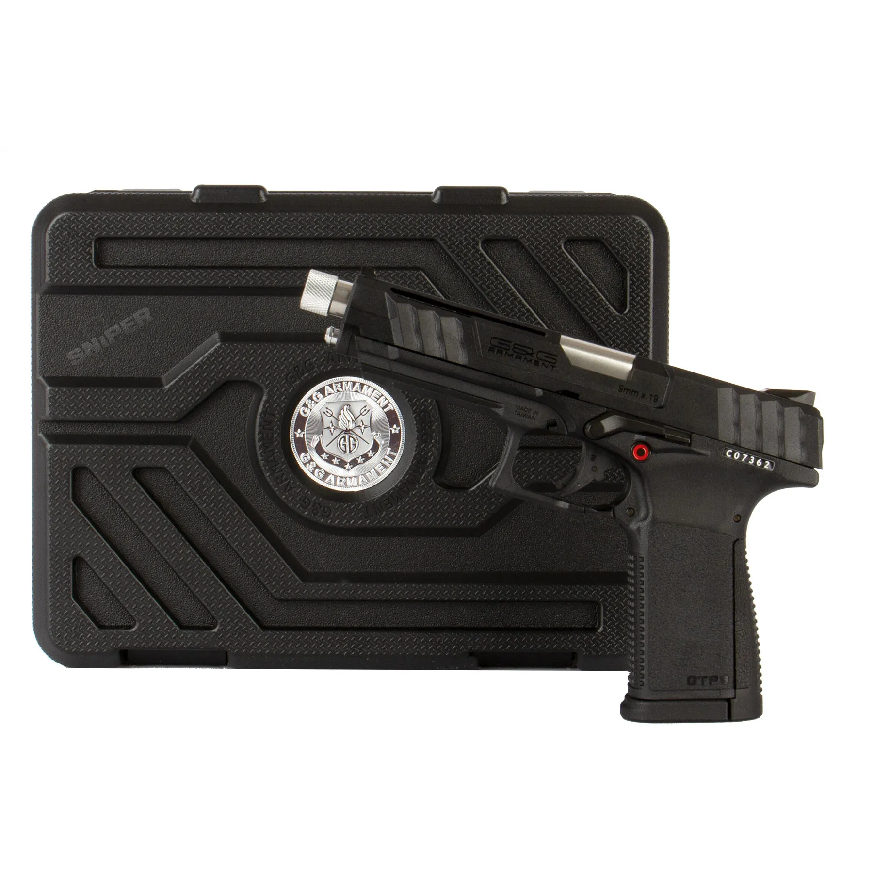 G&G GTP 9 Black GBB Softair Pistole