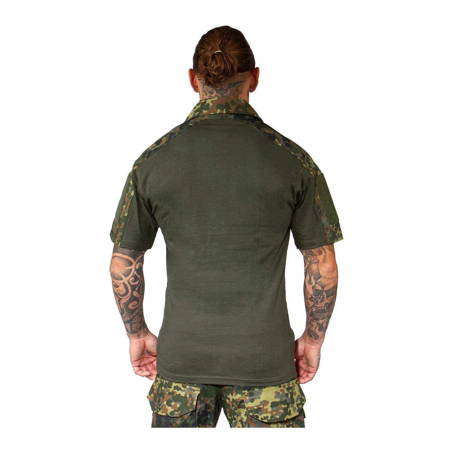 Combat Shirt Short Sleeve, Flecktarn Combat Shirt Short Sleeve, Flecktarn