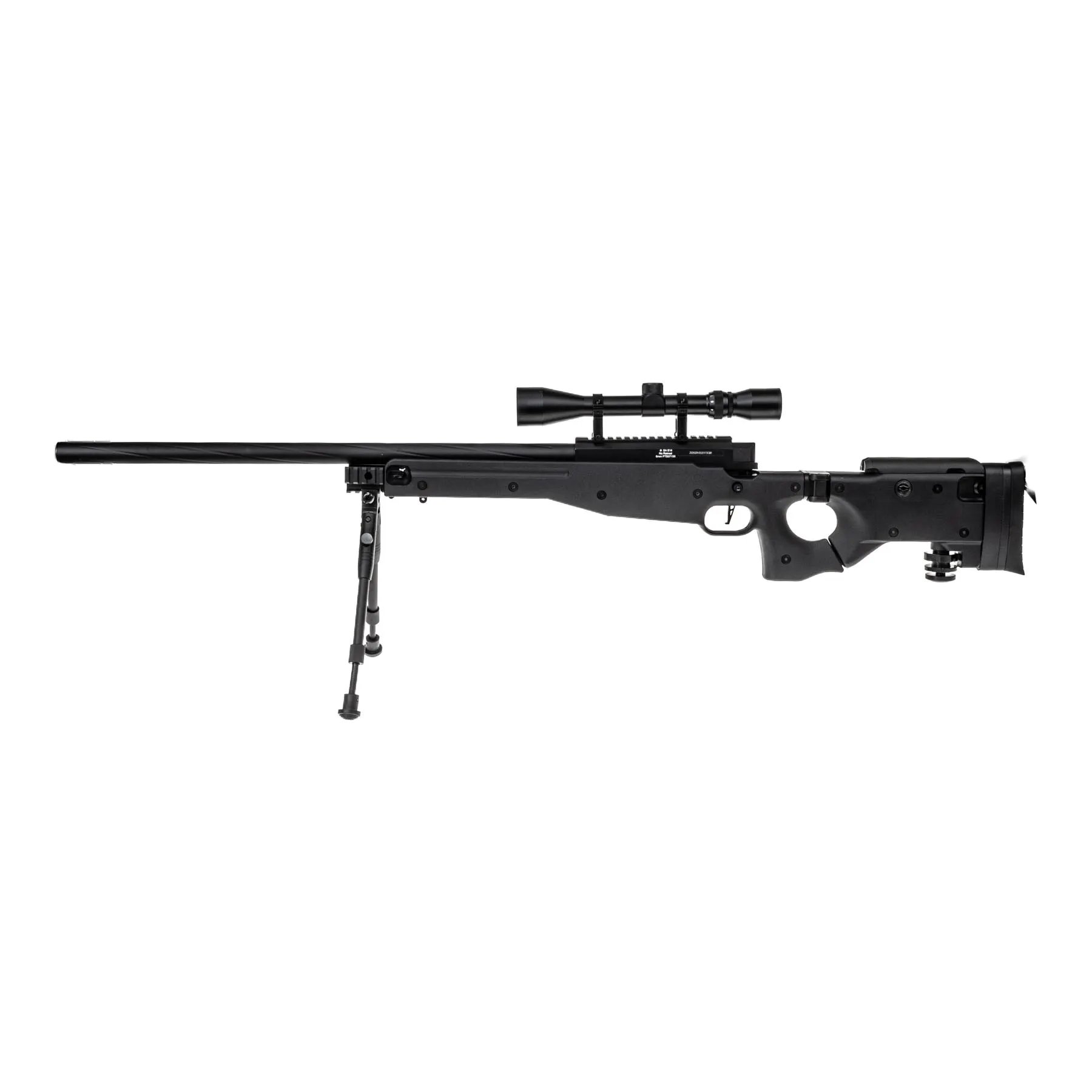 WELL MB08 L96 Upgraded Version w/ Scope & Bipod, Black